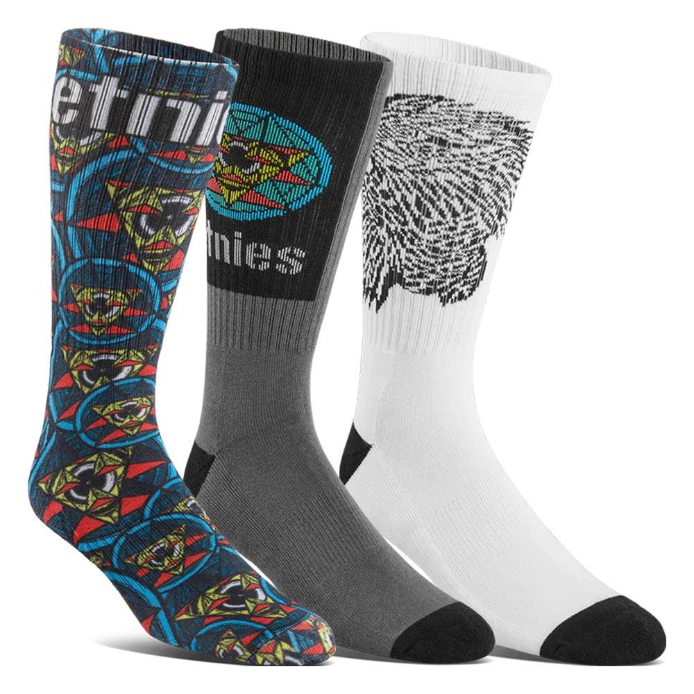  Etnies Thomas Hooper Crew Sock (3 Pack) - Black/White/Grey、mySite、merchandisen