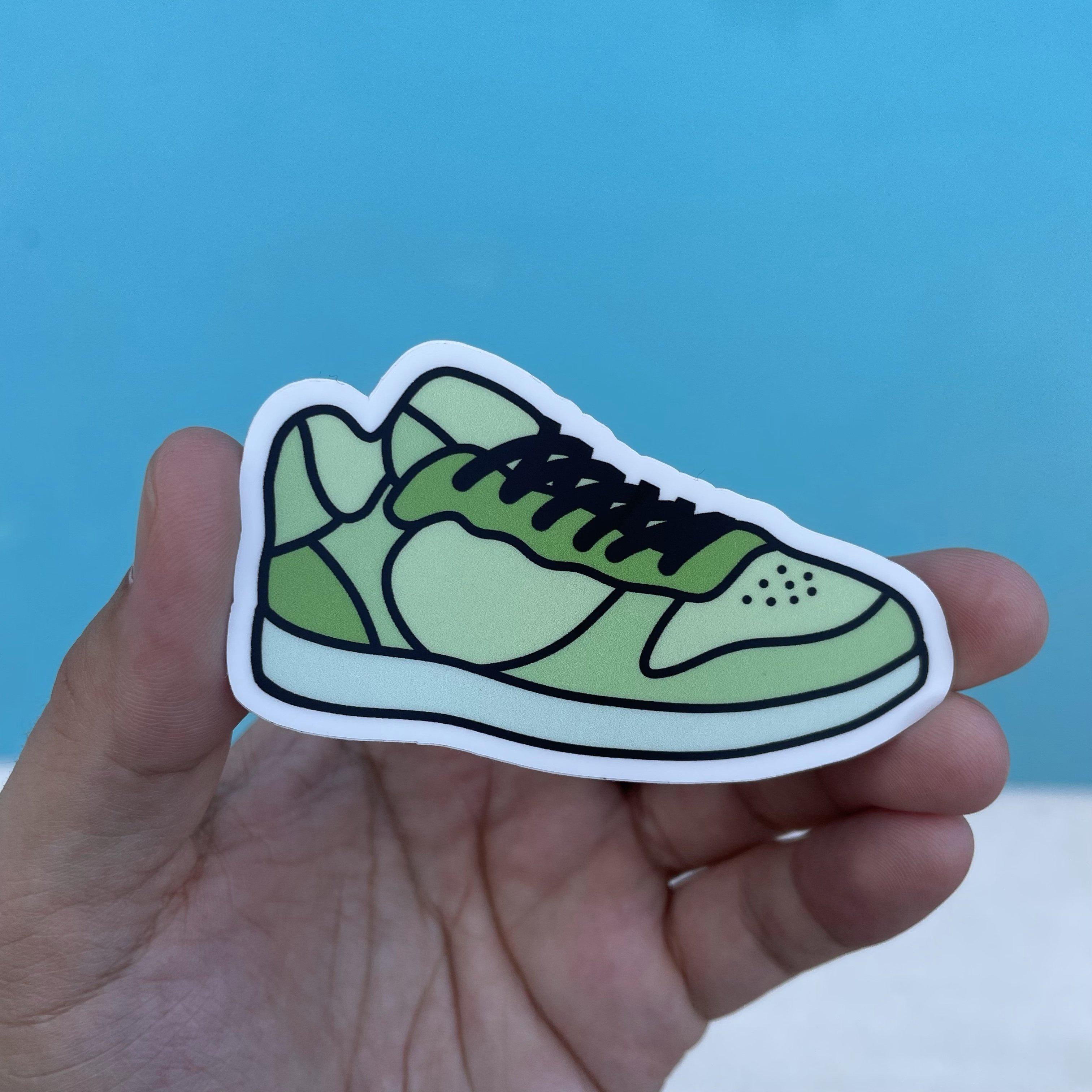  Green Sneaker Aesthetic Sticker、mySite、elrpsem3k