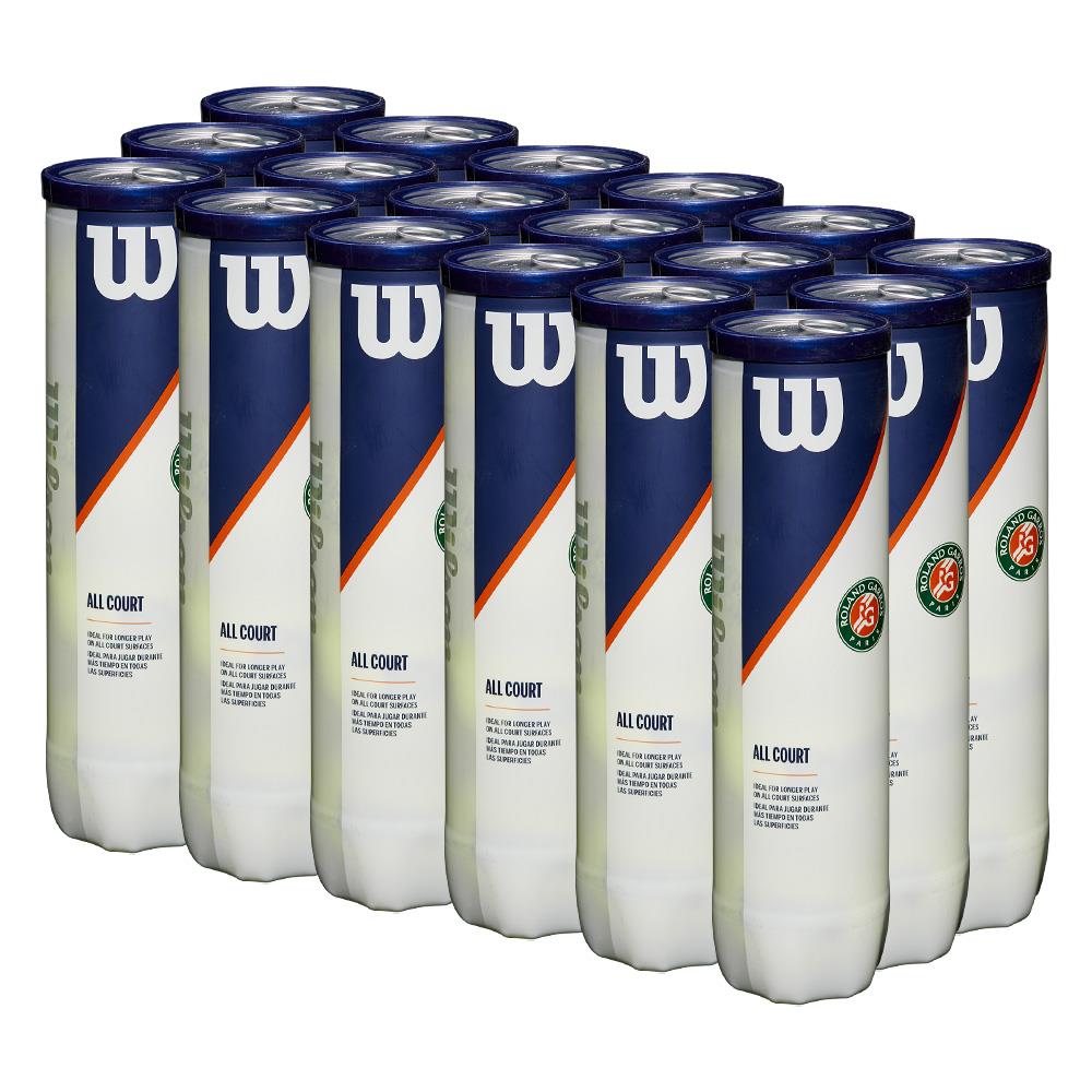 Wilson Roland Garros - All Court - 4 Ball Sleeve - Tennis Ball Case、mySite、neckold