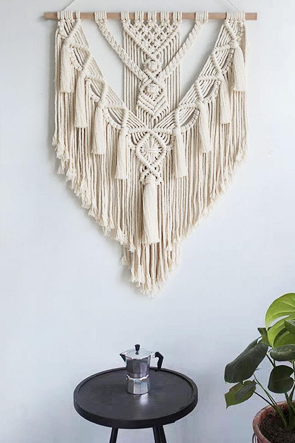 Macrame Fringe Wall Hanging Decor、mySite、g9winljtr