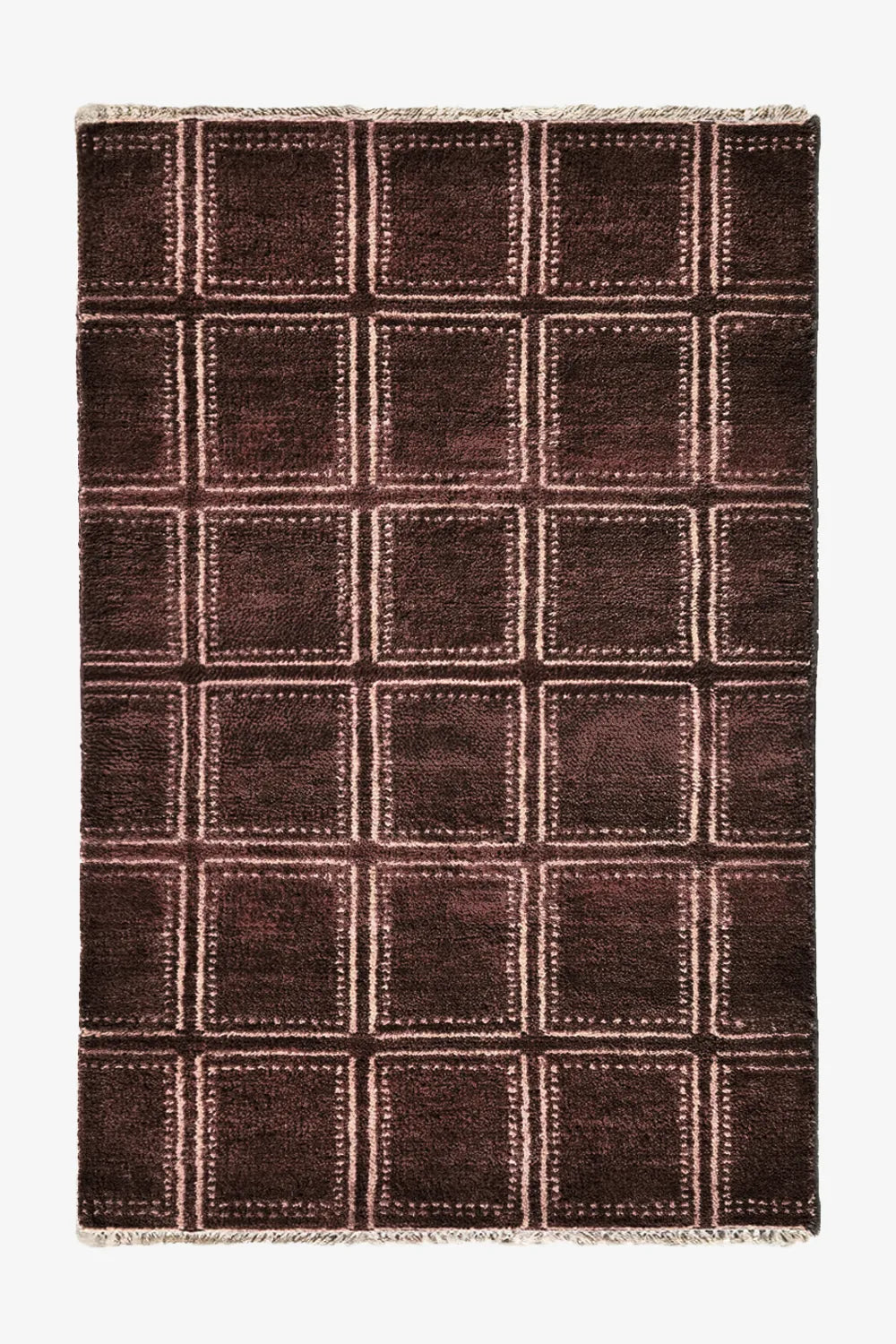 Boxstep Oushak Hand-Knotted Geometric Wool Rug、mySite、gigharbornorthrealestate