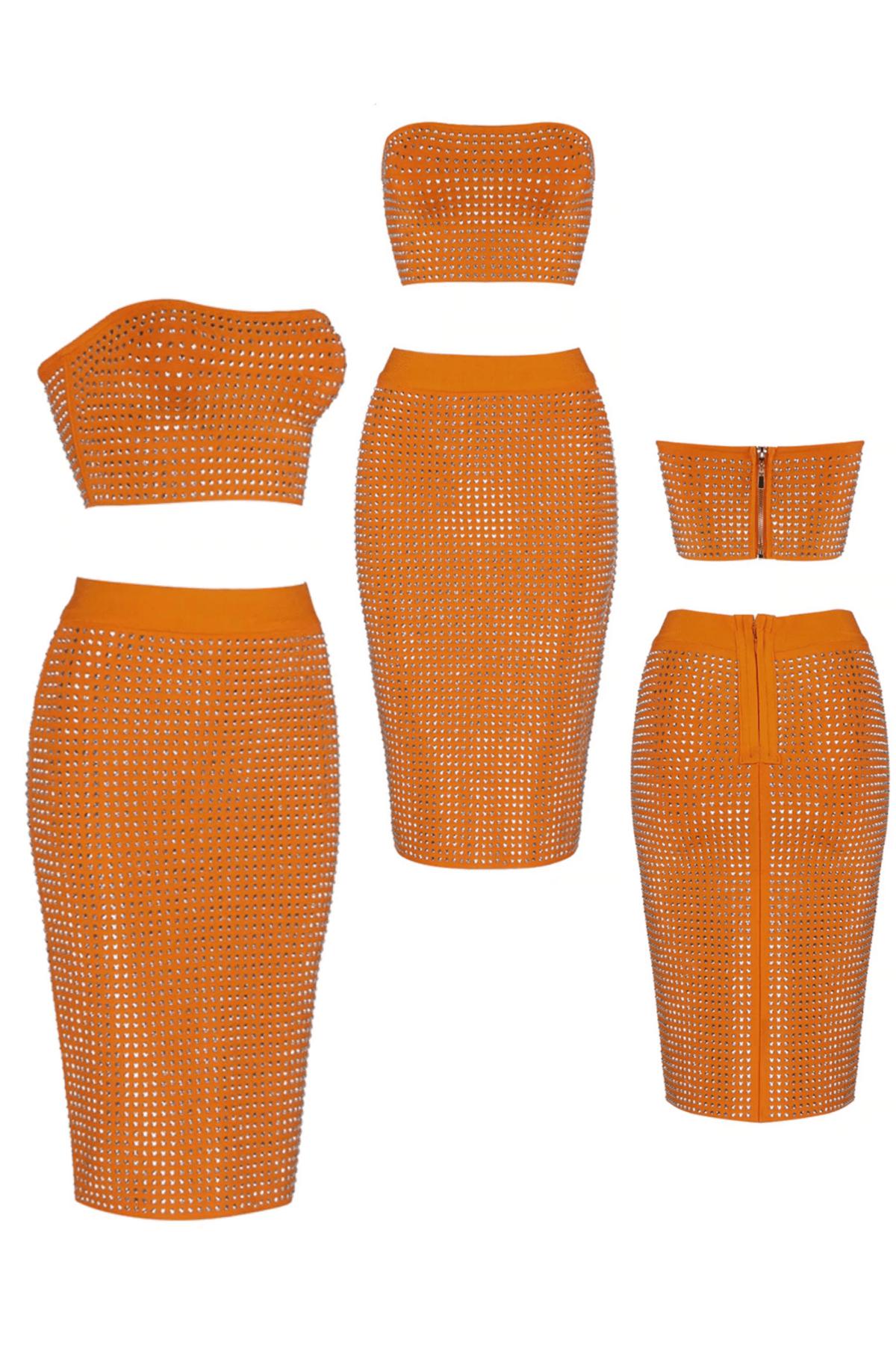  Dazzling Apricot - 2 Piece Set (Orange)、mySite、merchandisen