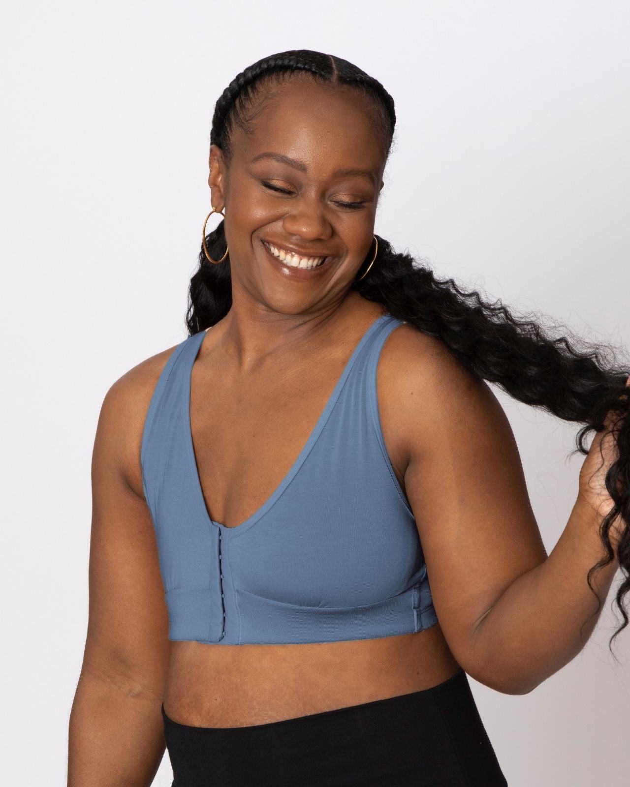 Rora Pocketed Front Closure Bra、mySite、bengalsvssteelers