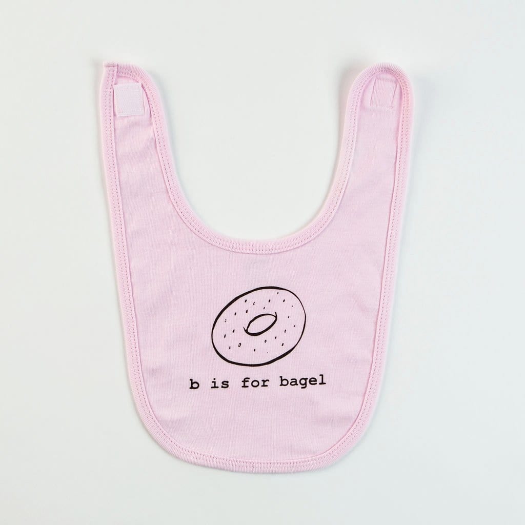 B is for Bagel Baby Bib - (Choice of Color)、mySite、topwebapps