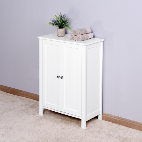 White Lift Top Entryway Storage Cabinet with 2 Safety Hinge, Wooden Toy Box、、casual