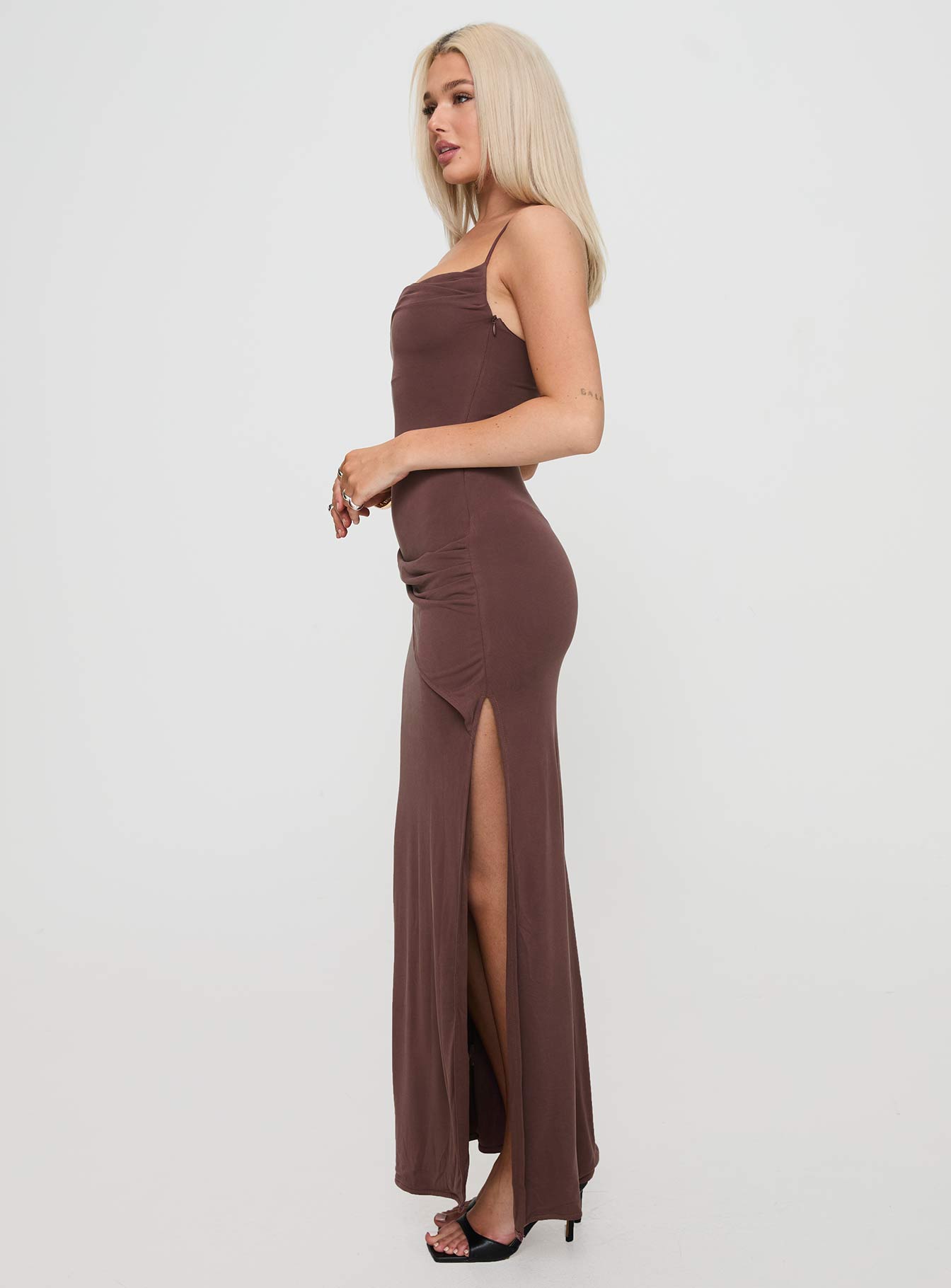 Marchesi Maxi Dress Chocolate、mySite、solidvoid