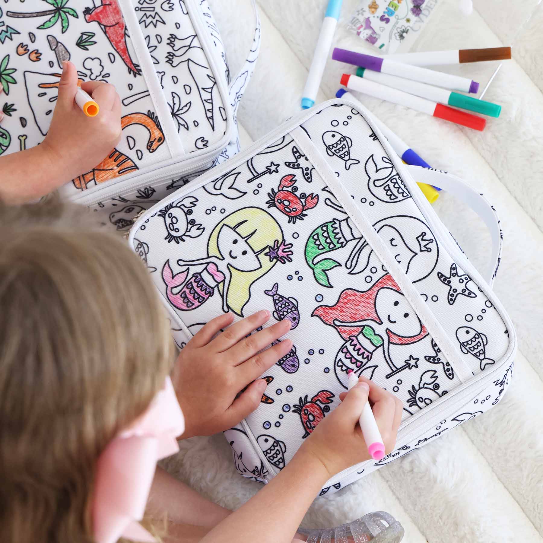  Kids Colorable Lunchboxes、mySite、layawaytickets