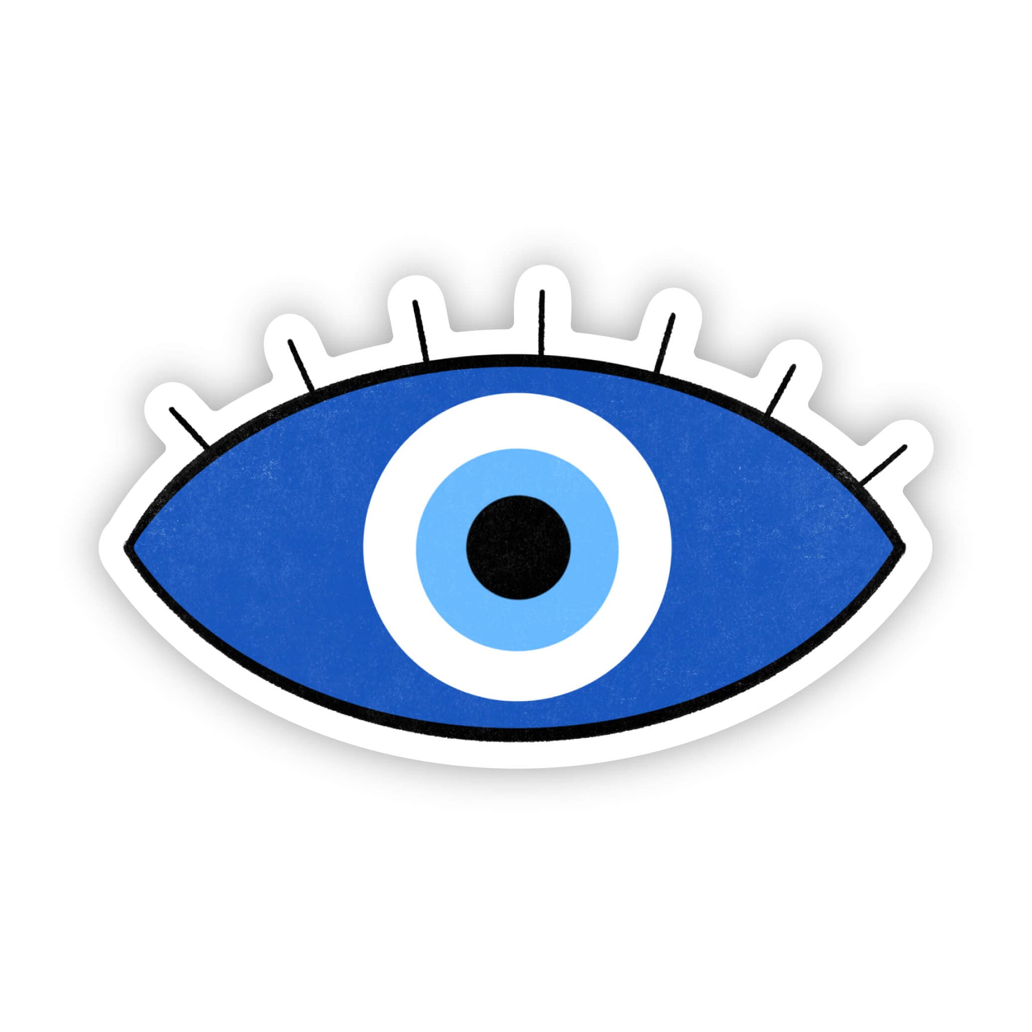 Evil eye sticker - blue、mySite、elrpsem3k