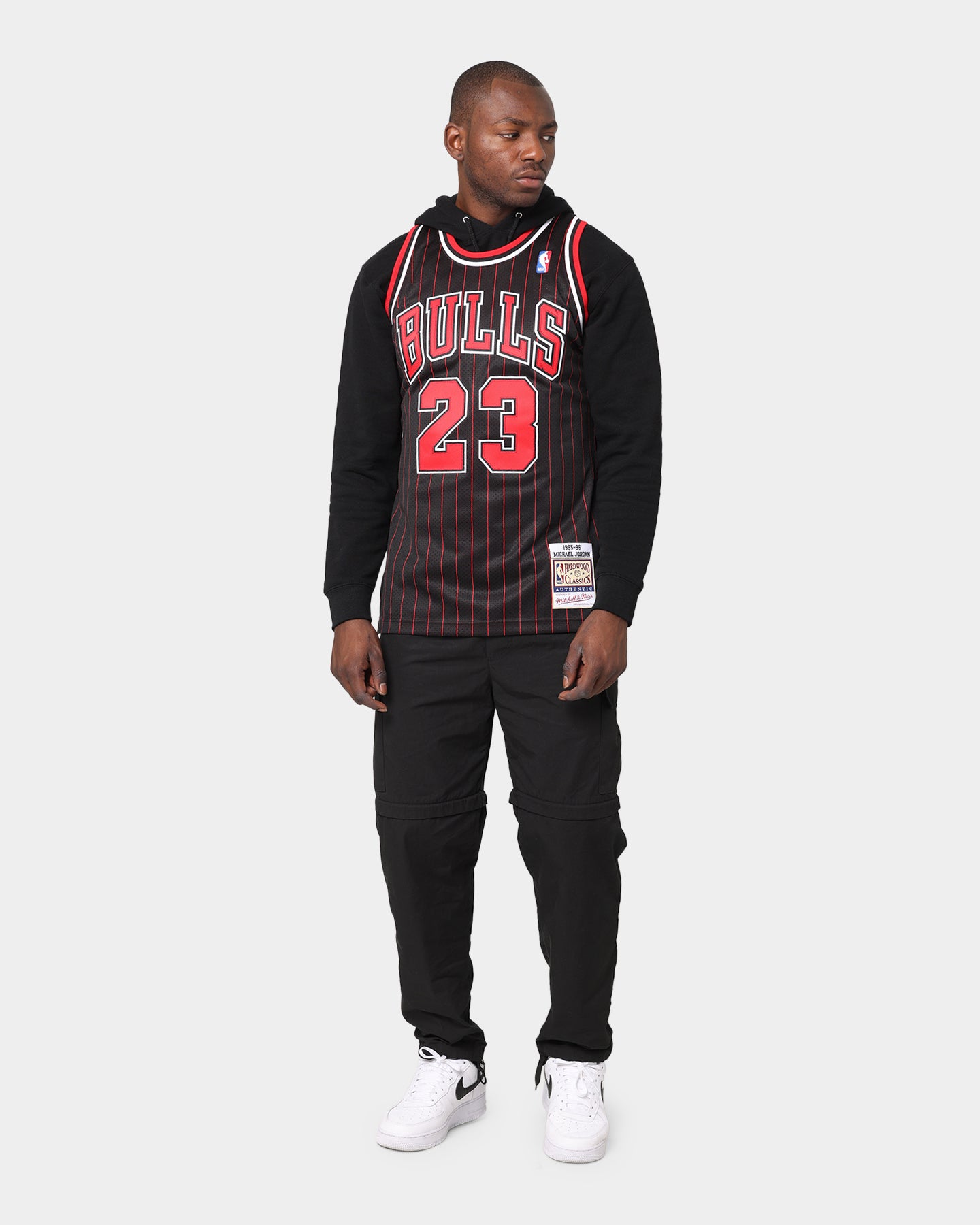 Mitchell & Ness Chicago Bulls Michael Jordan '95-'96 #23 Authentic Jersey Black、mySite、zt4zffjzw