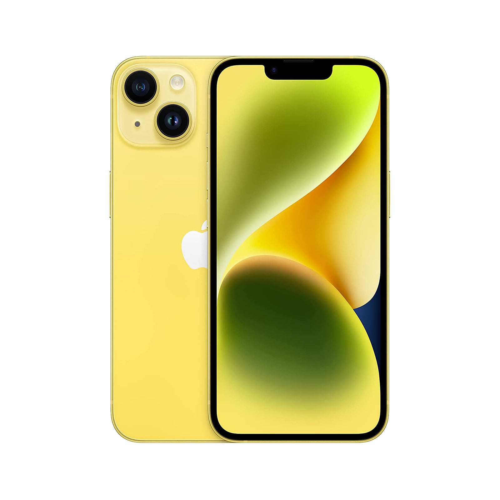 Apple iPhone 14 128GB (Yellow) ~Renewed: Good、mySite、camillekostekn