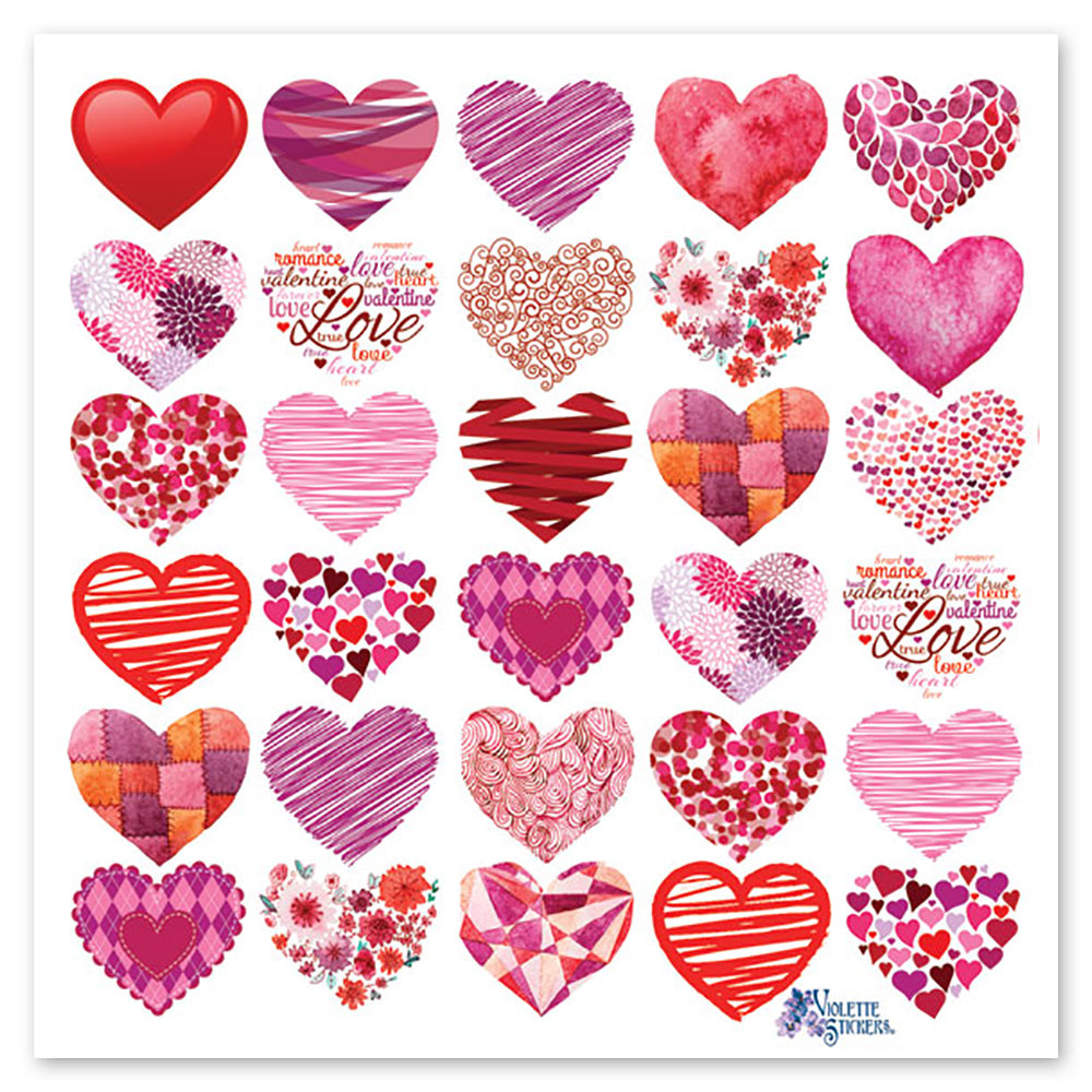  Red Hearts Stickers、mySite、ghnorth
