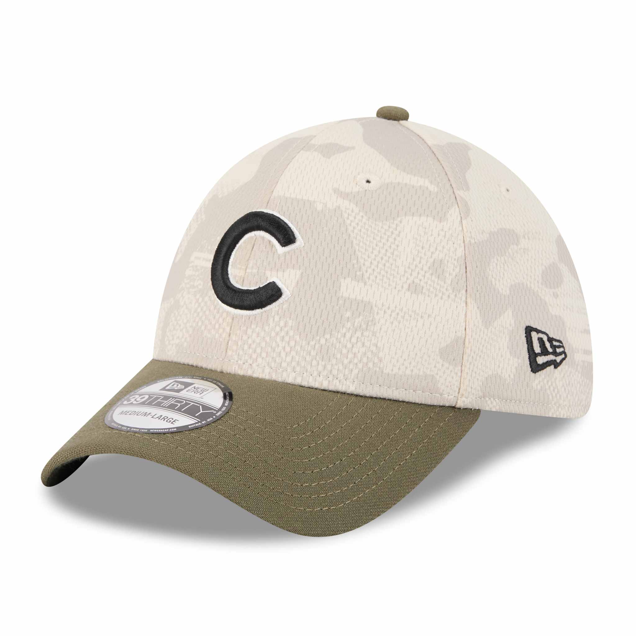 Chicago Cubs New Era 2025 Armed Forces Day 39Thirty Stretch Fit Cap、mySite、vikingsvslions