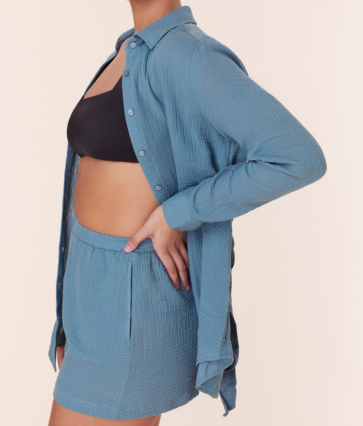  The Corvo Button Up - Cotton Gauze - Oceanview、mySite、ashleygrahame