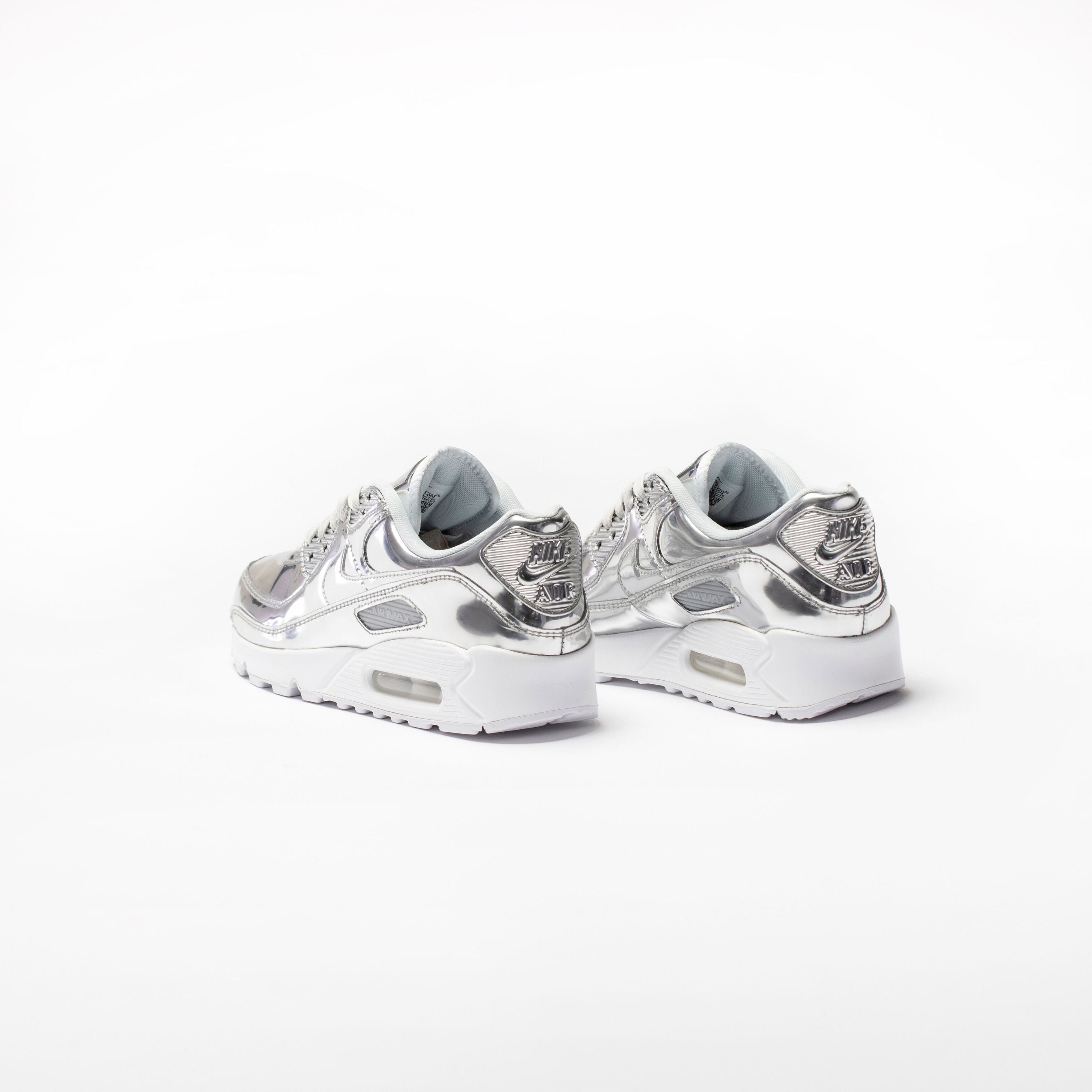 Air Max 90 Womens Running Shoe - Platinum/Silver/Light Grey、mySite、dreamappss