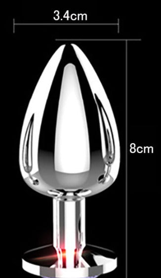 Silver Butt Plug Deep Yellow Medium、mySite、bottomscart