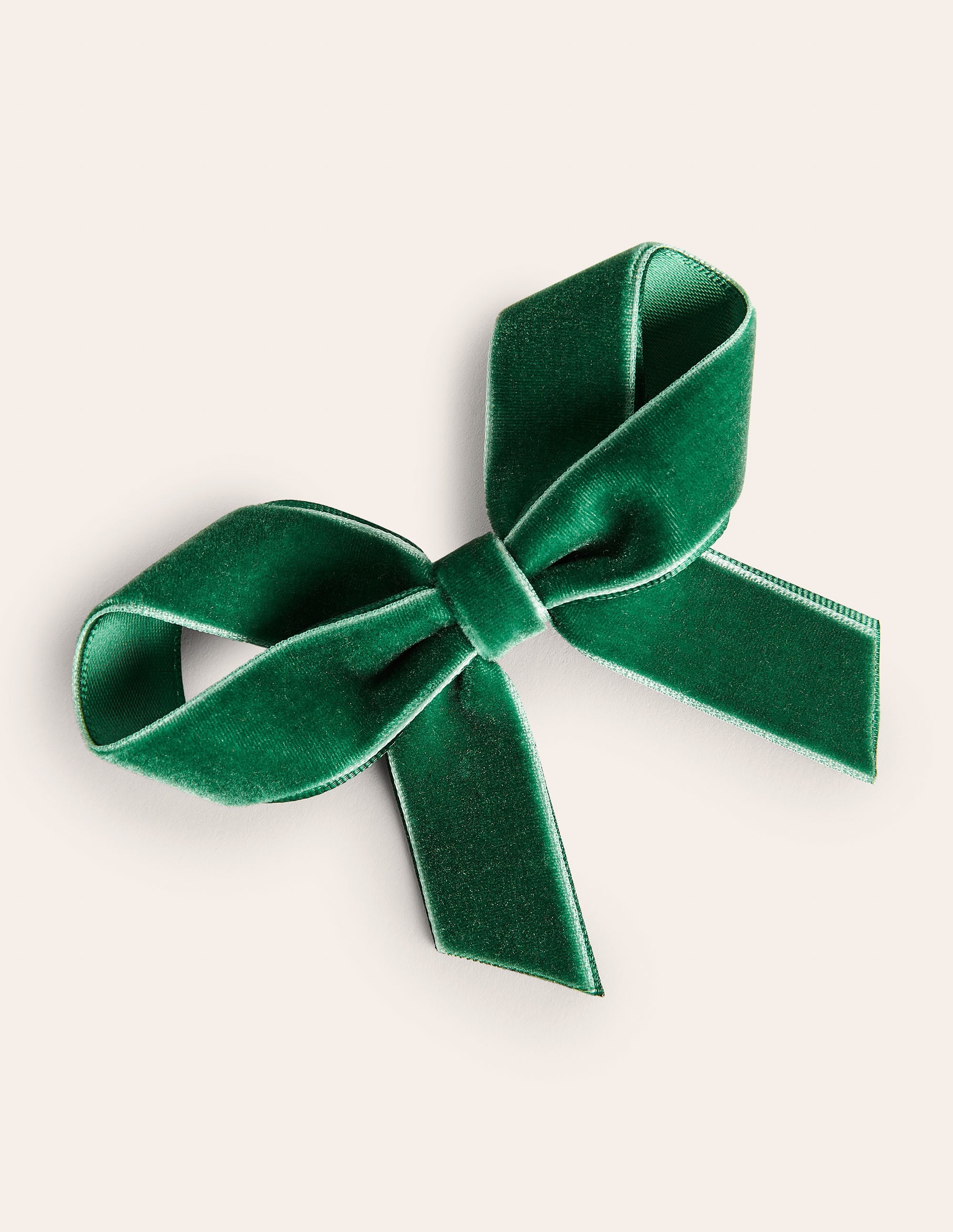  Velvet Bow Hair Clip-TrekkingGreen、mySite、ashleygrahame