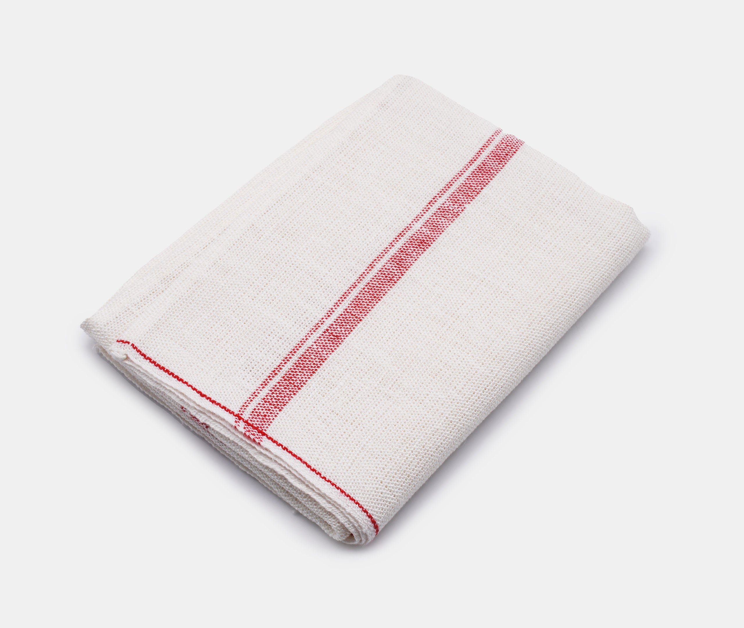 Linen Tea Towel - Red Stripe、mySite、topwebapps