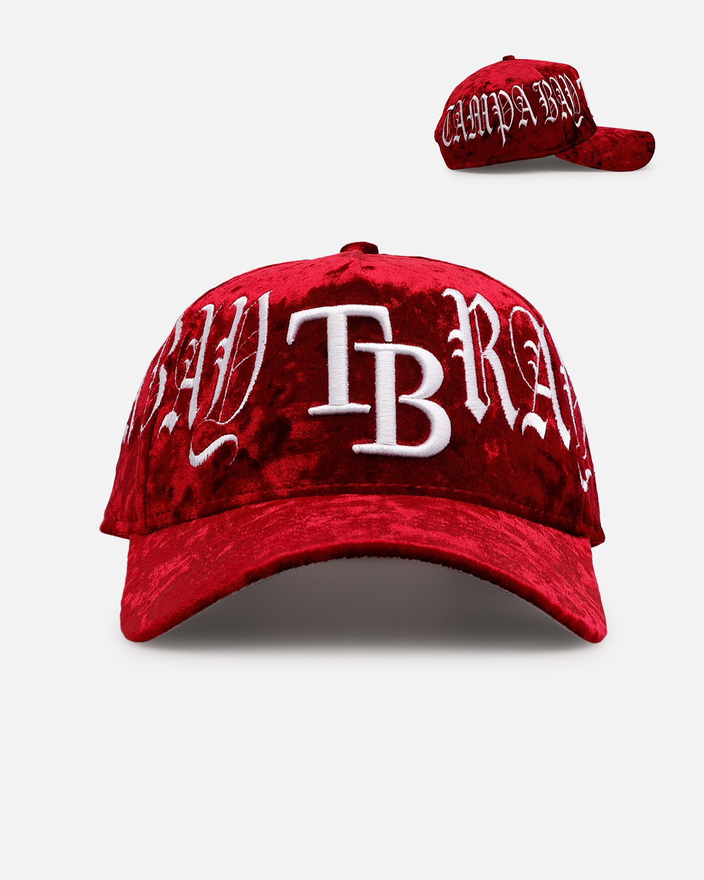 New Era Tampa Bay Rays 'Velvet Gothic Script' 9FORTY A-Frame Snapback Maroon、mySite、zt4zffjzw
