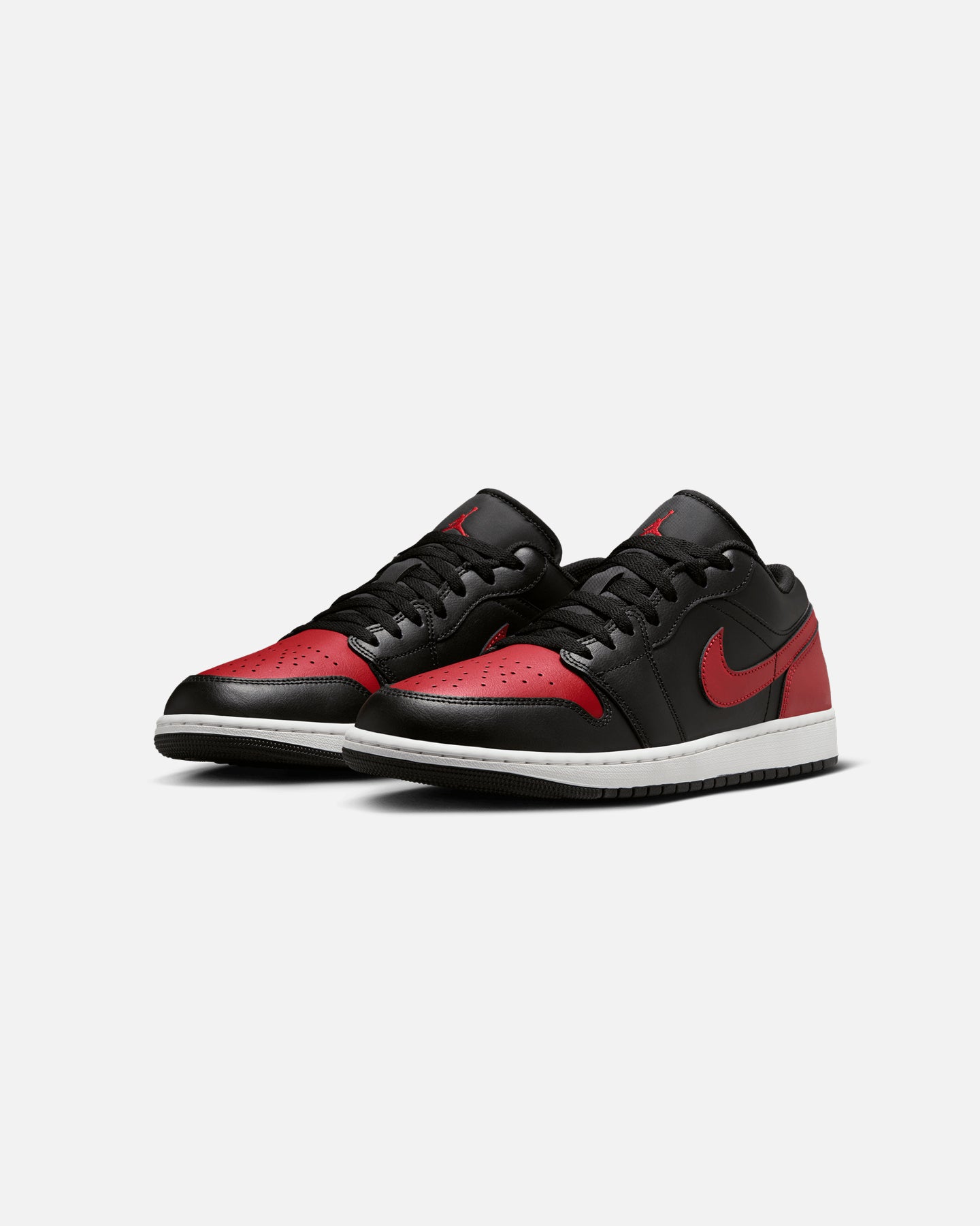 Jordan Air Jordan 1 Low Bred Black/Varsity Red-Summit White、mySite、zt4zffjzw