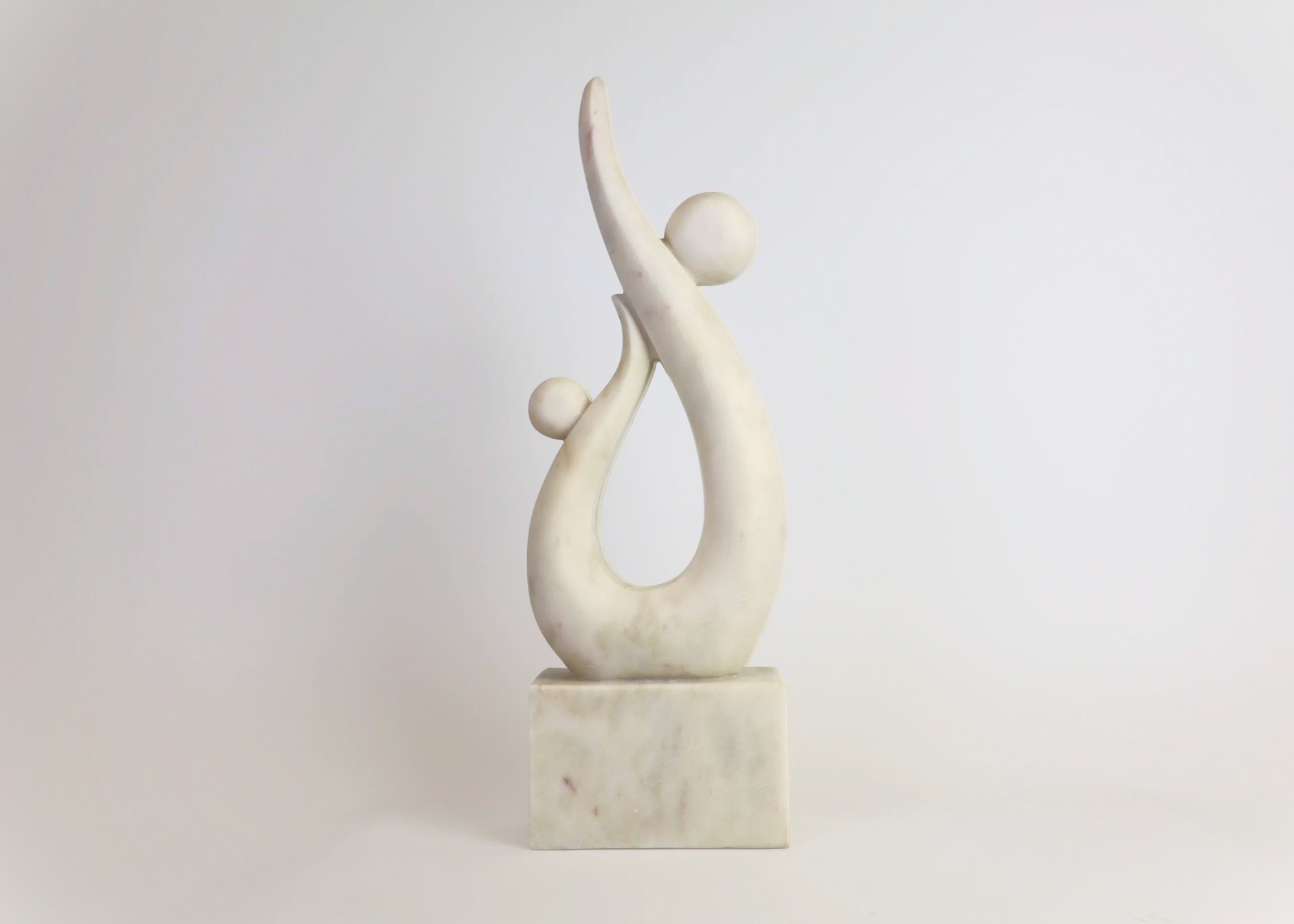 Mother & Child I - White Marble (43 cm)、mySite、topwebapps