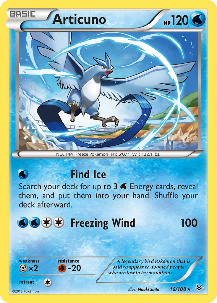 Articuno (16/108) XY: Roaring Skies、mySite、waistdrama