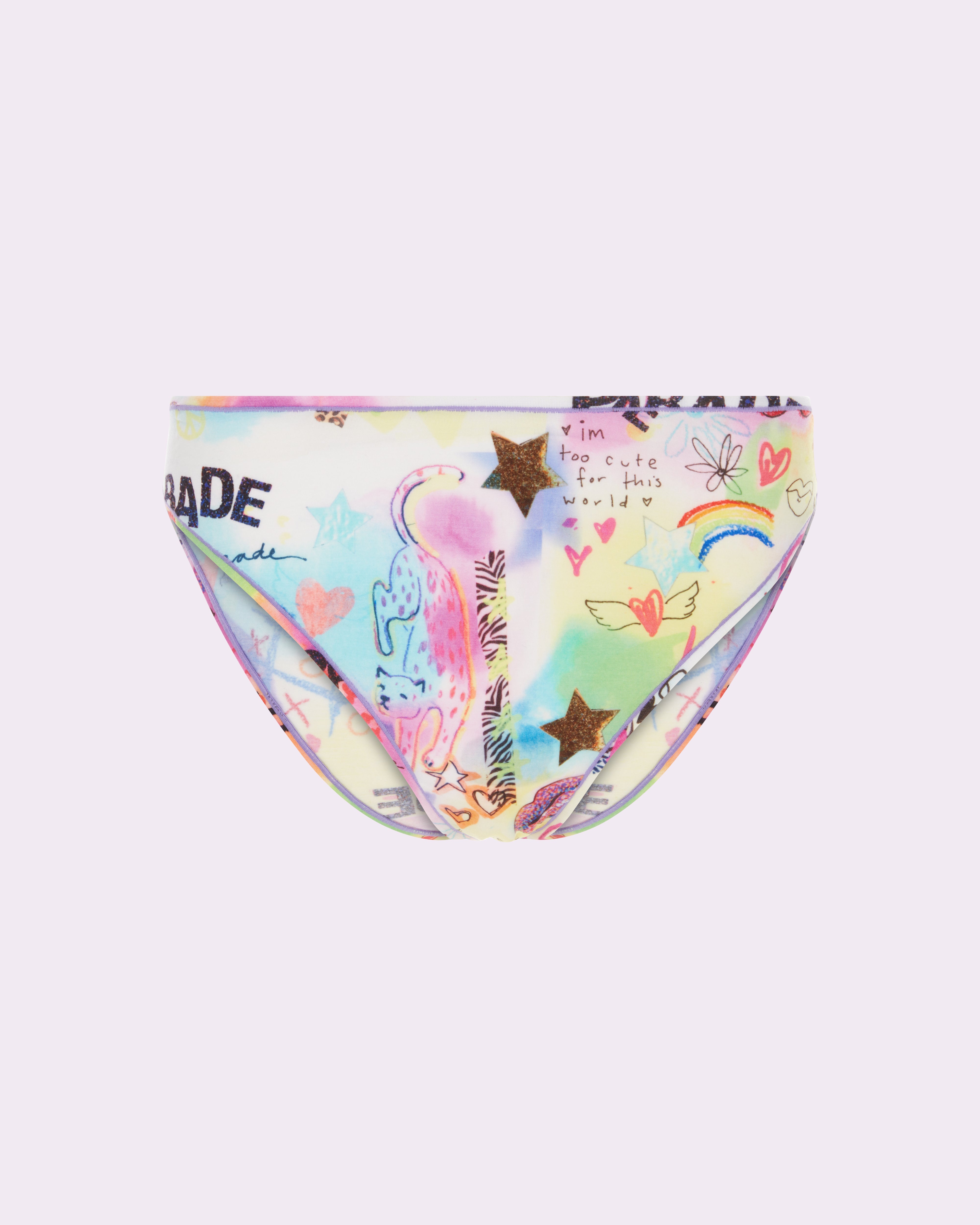 Vintage High Cut Cheeky | New:Cotton (Scribble Notebook)、mySite、bengalsvssteelers