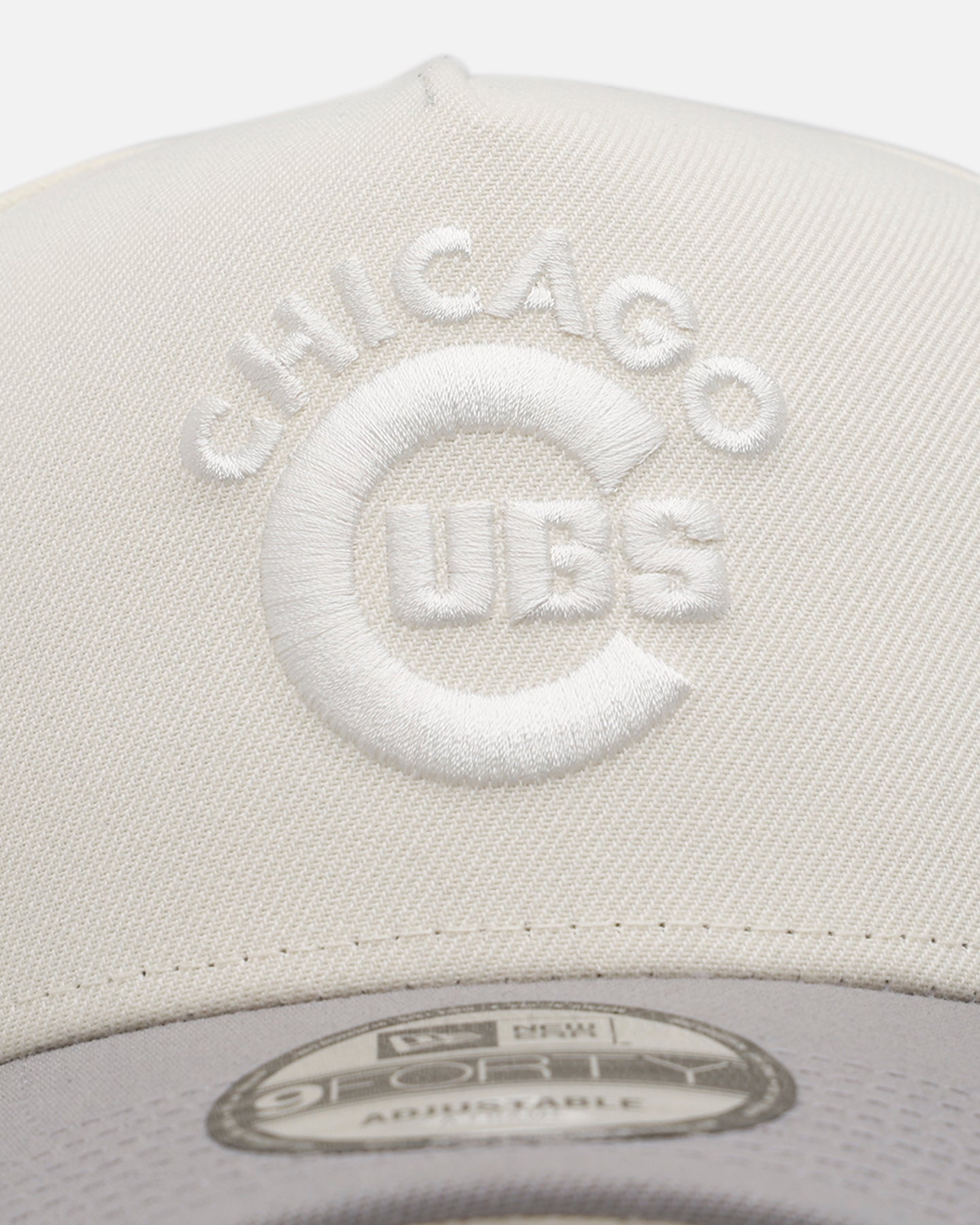 New Era Chicago Cubs 'Too Clean' 9FORTY A-Frame Snapback Chrome、mySite、zt4zffjzw