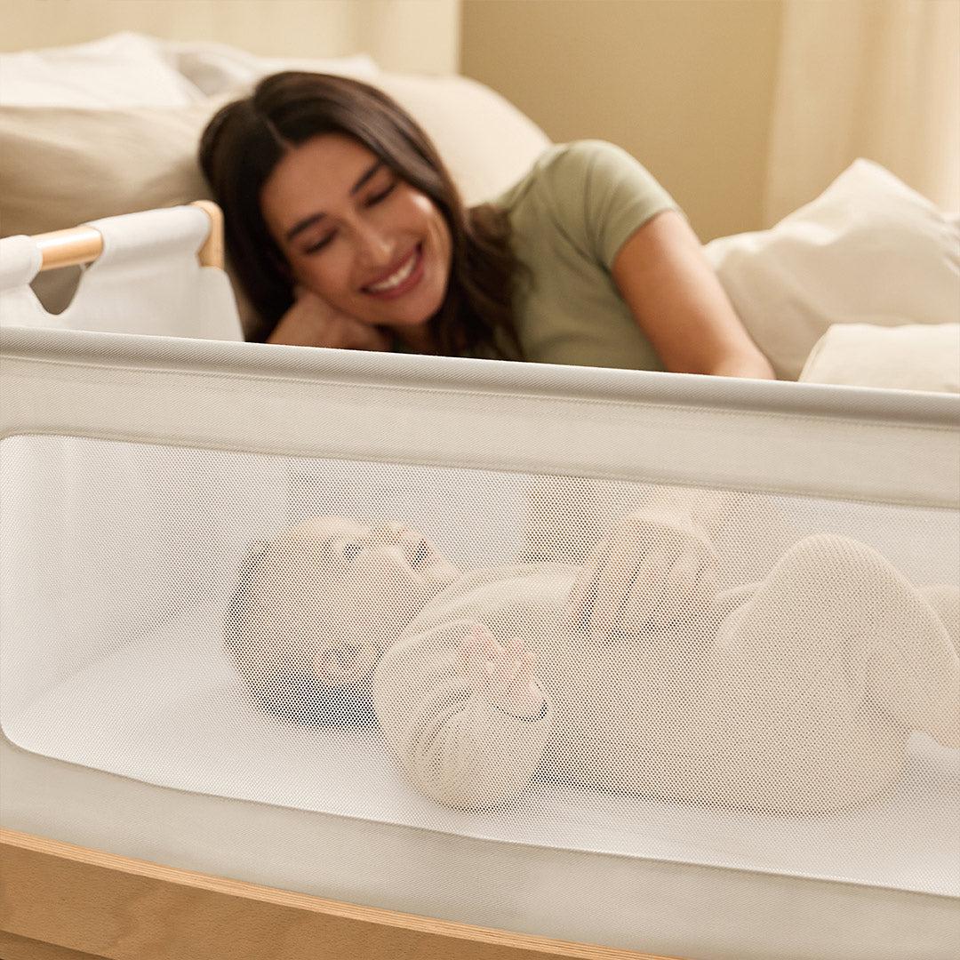  SnuzPod 5 Bedside Crib - Natural、mySite、merchandisen