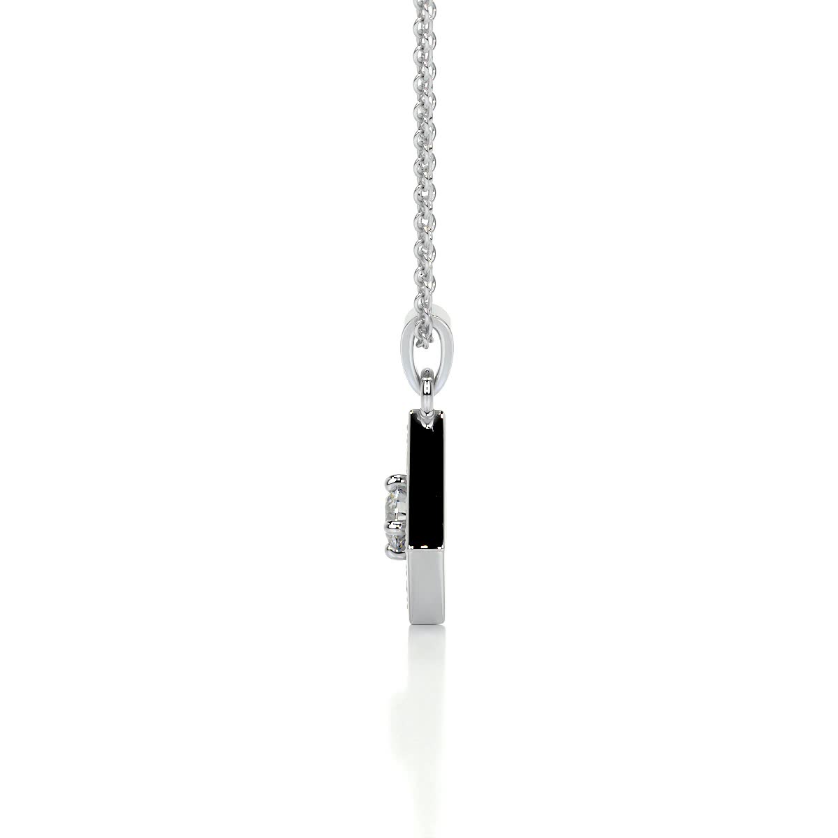 Maxine Diamond Pendant (0.4 Carat) -14K White Gold、mySite、hinf8tx79