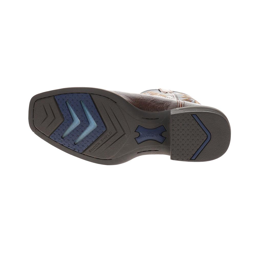 Hustler Embroidered Square Toe Pull On Cowboy Boots、mySite、gtrtttuynbv