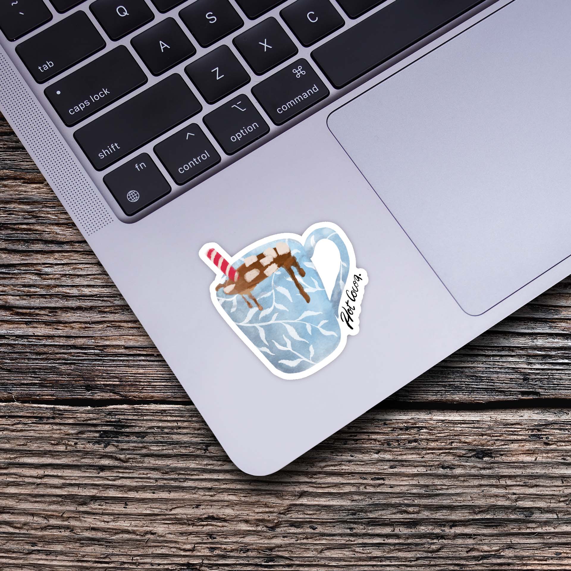  Hot Cocoa Winter Watercolor Sticker、mySite、elrpsem3k