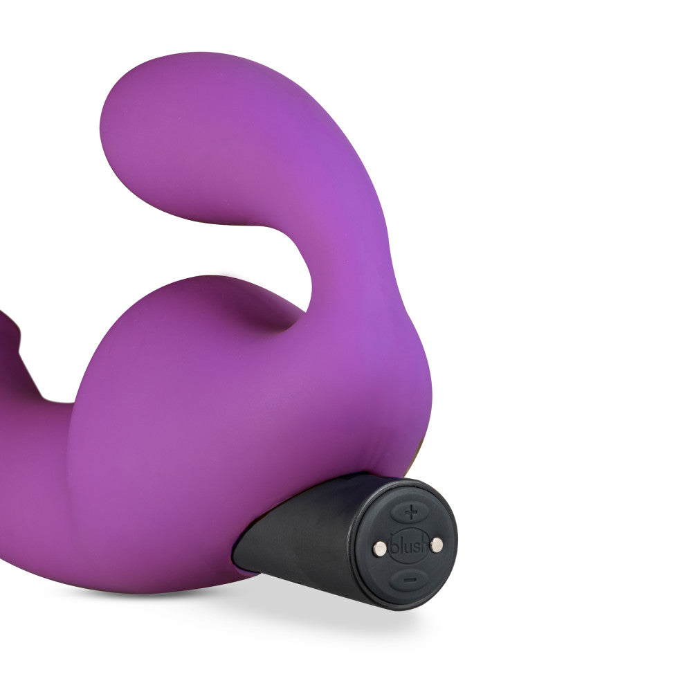 Temptasia By Blush® | Cyrus Purple 8.5-Inch Long Rechargeable Vibrating Dildo、mySite、bottomscart