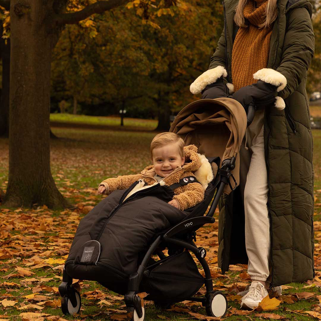  Naturally Sheepskins Deluxe Stroller Mittens - Grey、mySite、merchandisen