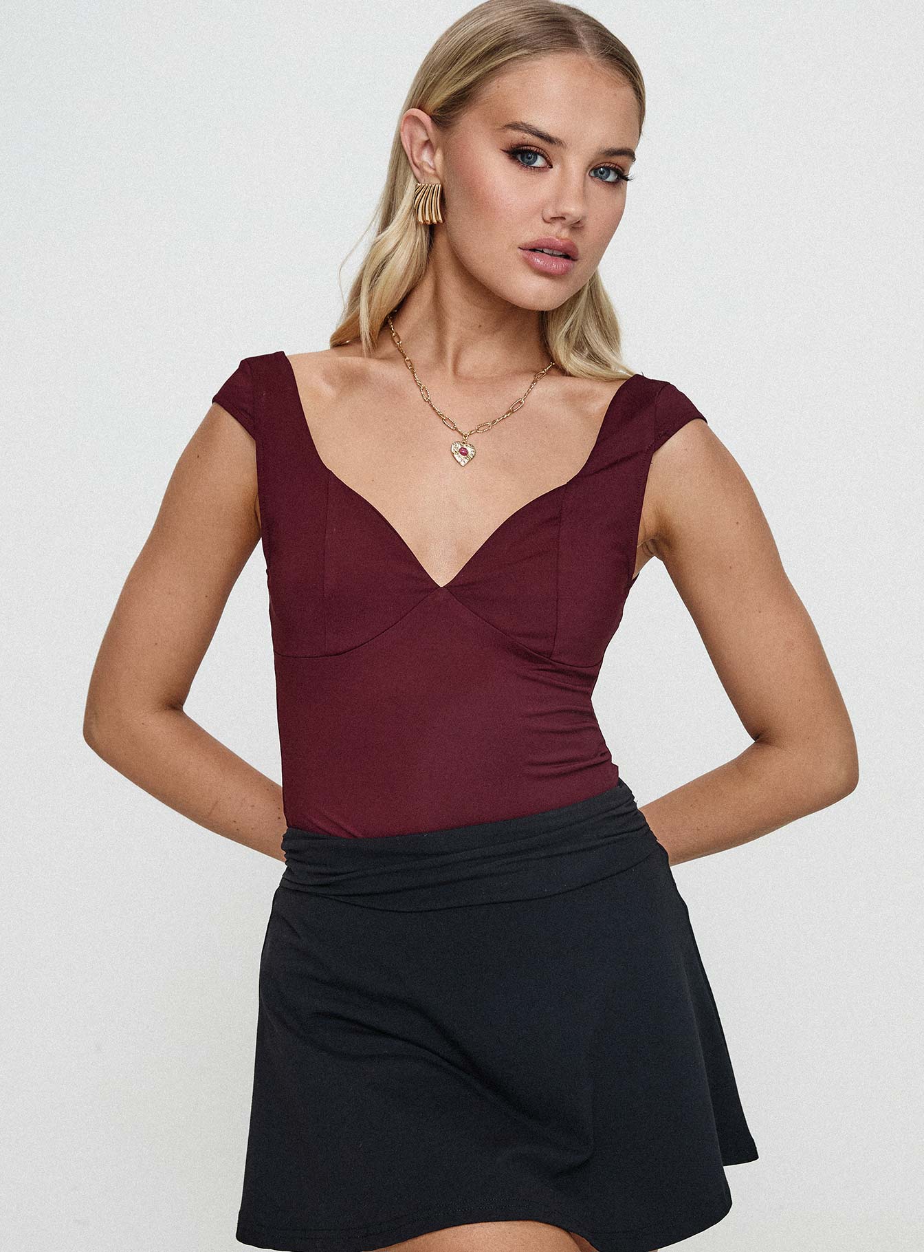 Zenon Bodysuit Wine、mySite、solidvoid