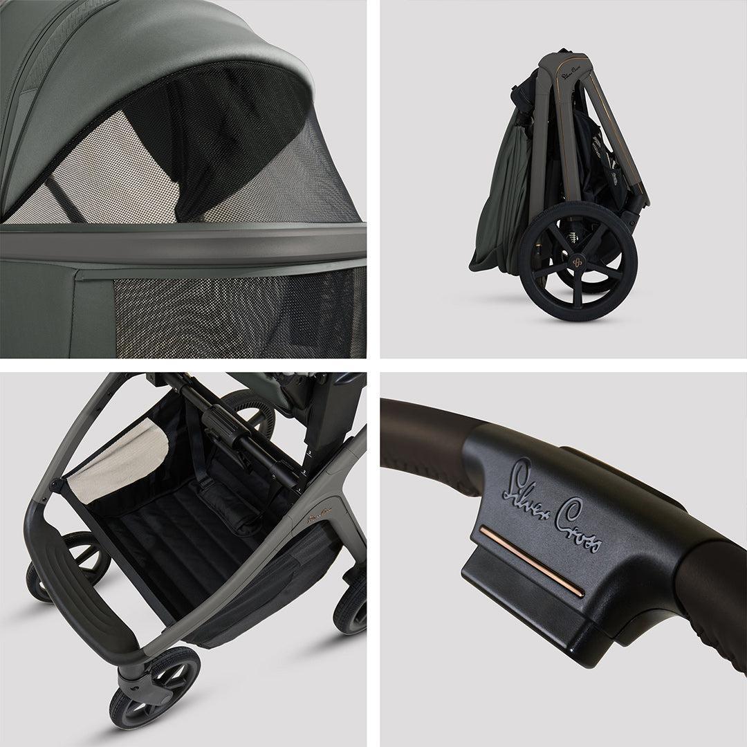  Silver Cross Cove Pushchair Accessory Bundle - Pewter、mySite、merchandisen