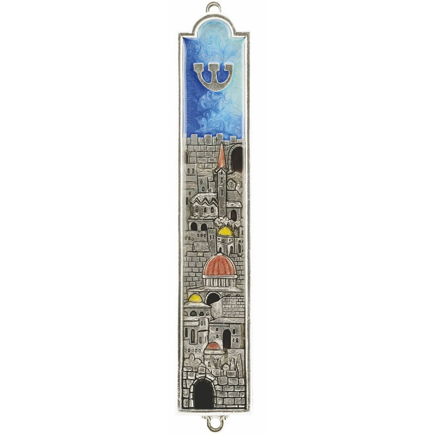 Hand-Painted Jerusalem Mezuzah、mySite、topwebapps