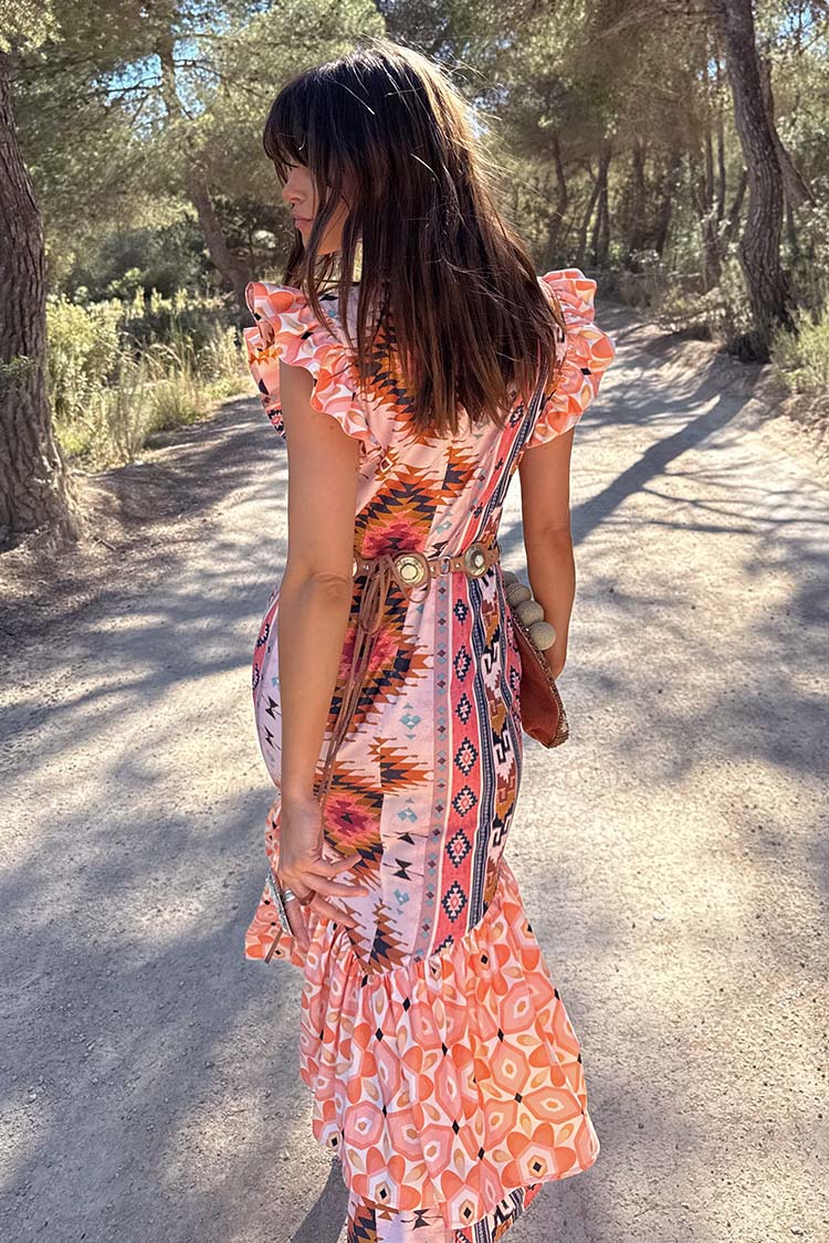 Bridget Print Frida Dress、mySite、solidvoid