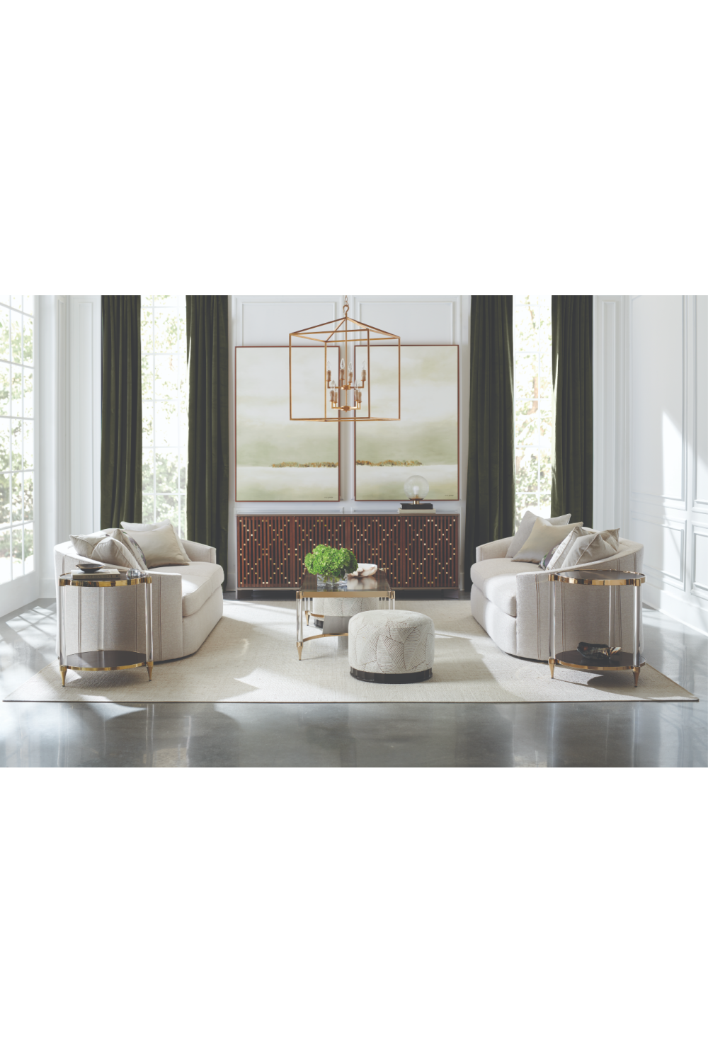 Acrylic Post Side Table | Caracole End Game、mySite、neckold