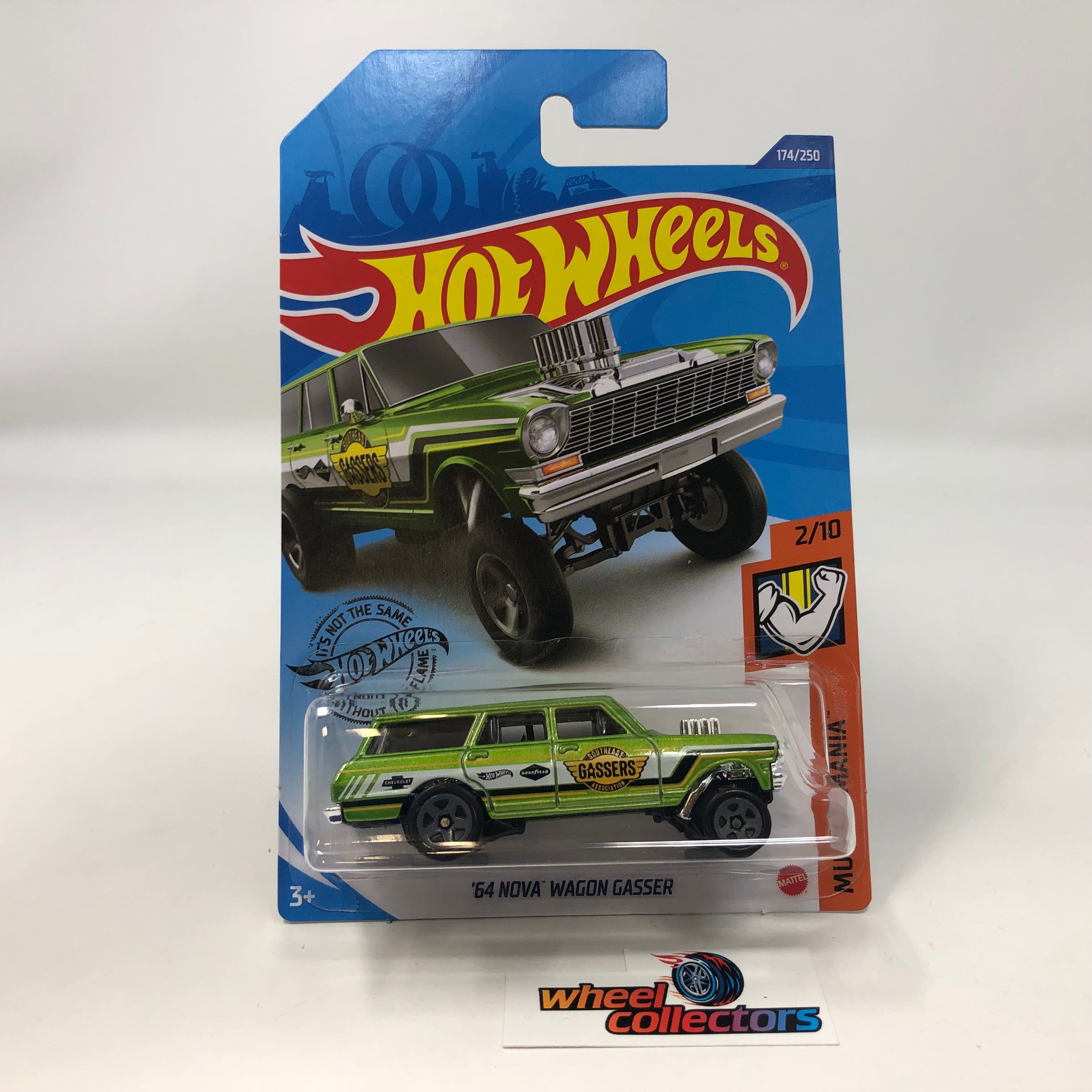 '64 Nova Wagon Gasser #174 * Green * 2020 Hot Wheels、mySite、hgirdovlk