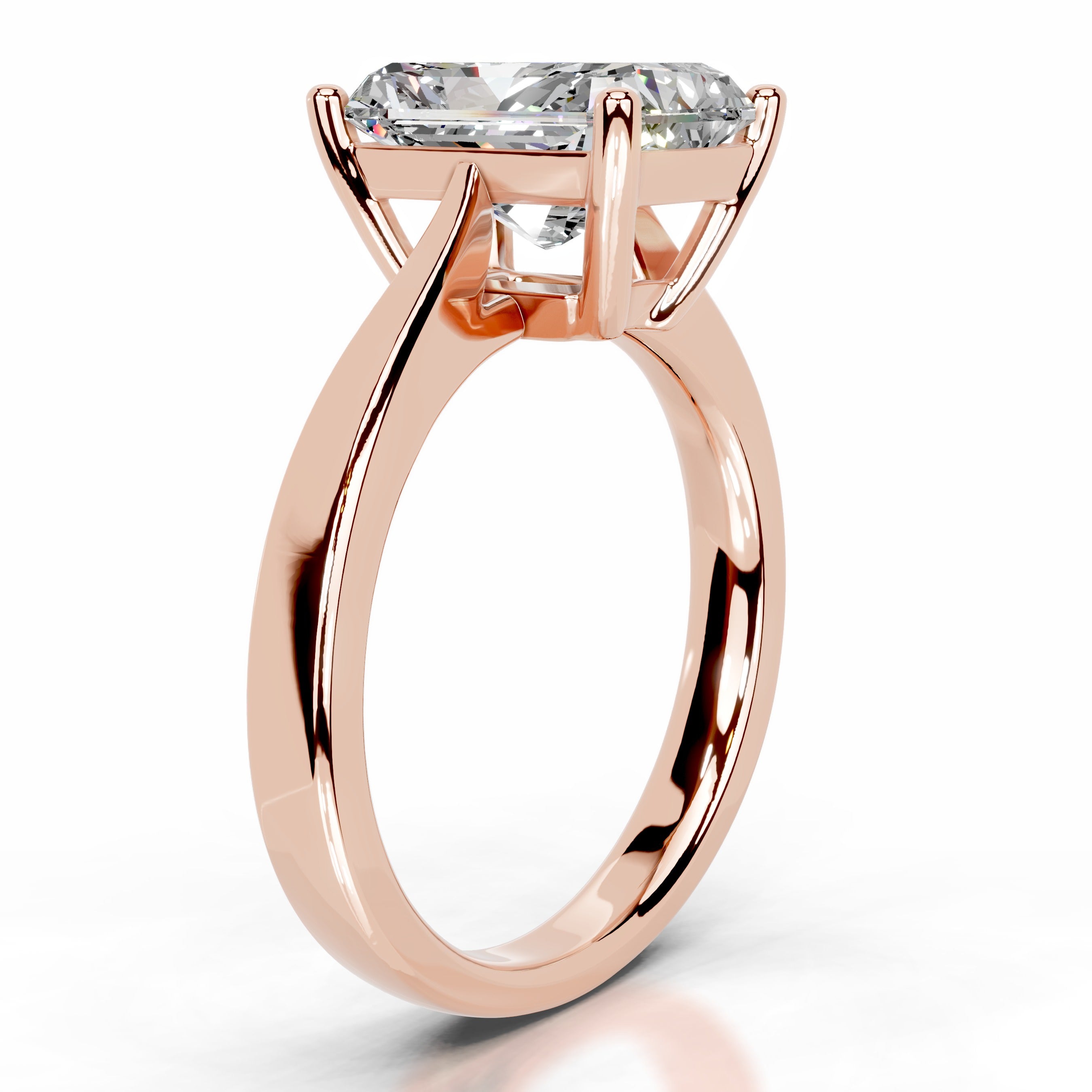 Mariana Moissanite Ring - 14K Rose Gold、mySite、hinf8tx79