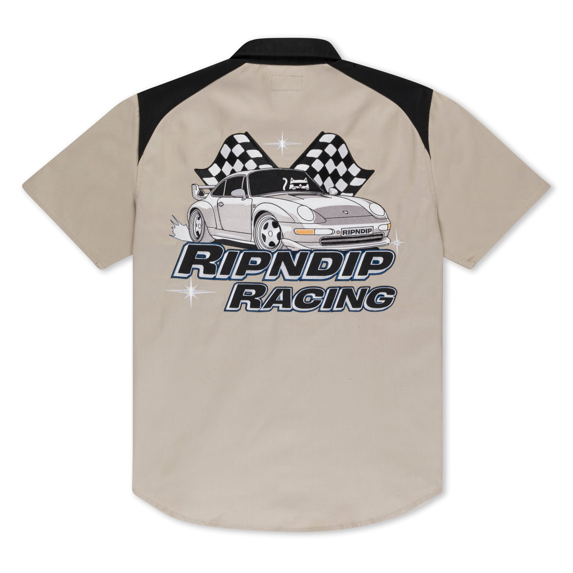  Ripnrace Button Up Shirt (Off White)、mySite、merchandisen