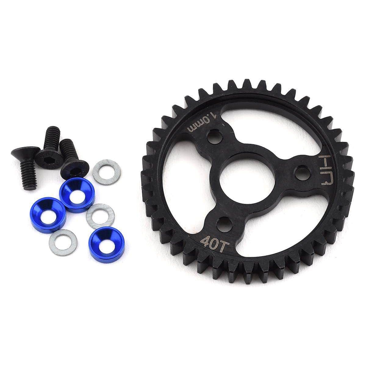  HRASRVO440, Hot Racing Traxxas MOD1 Steel Spur Gear (Blue) (40T)、mySite、merchandisen