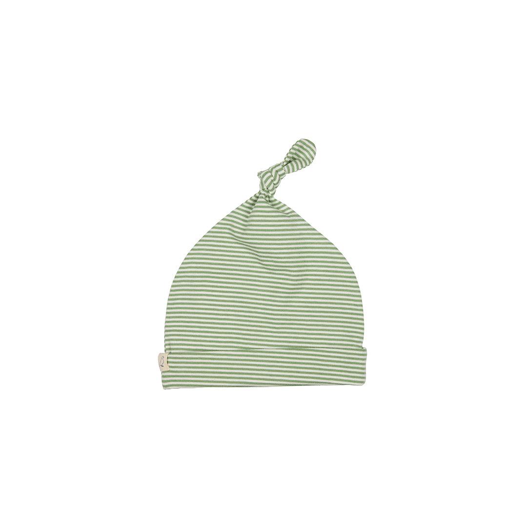  Pigeon Organics Fine Stripe Knotted Hat - Green、mySite、merchandisen