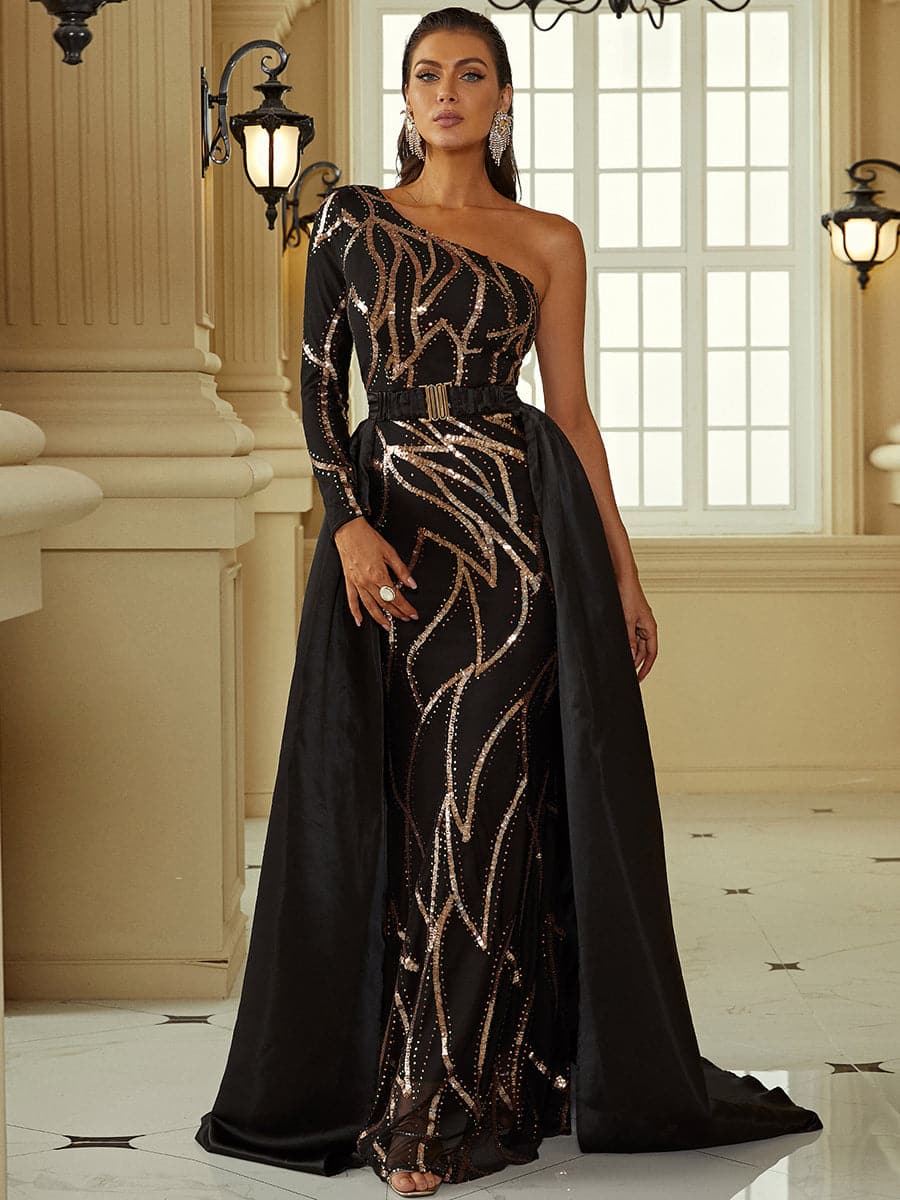  Dalia Black & Gold Gown、mySite、merchandisen