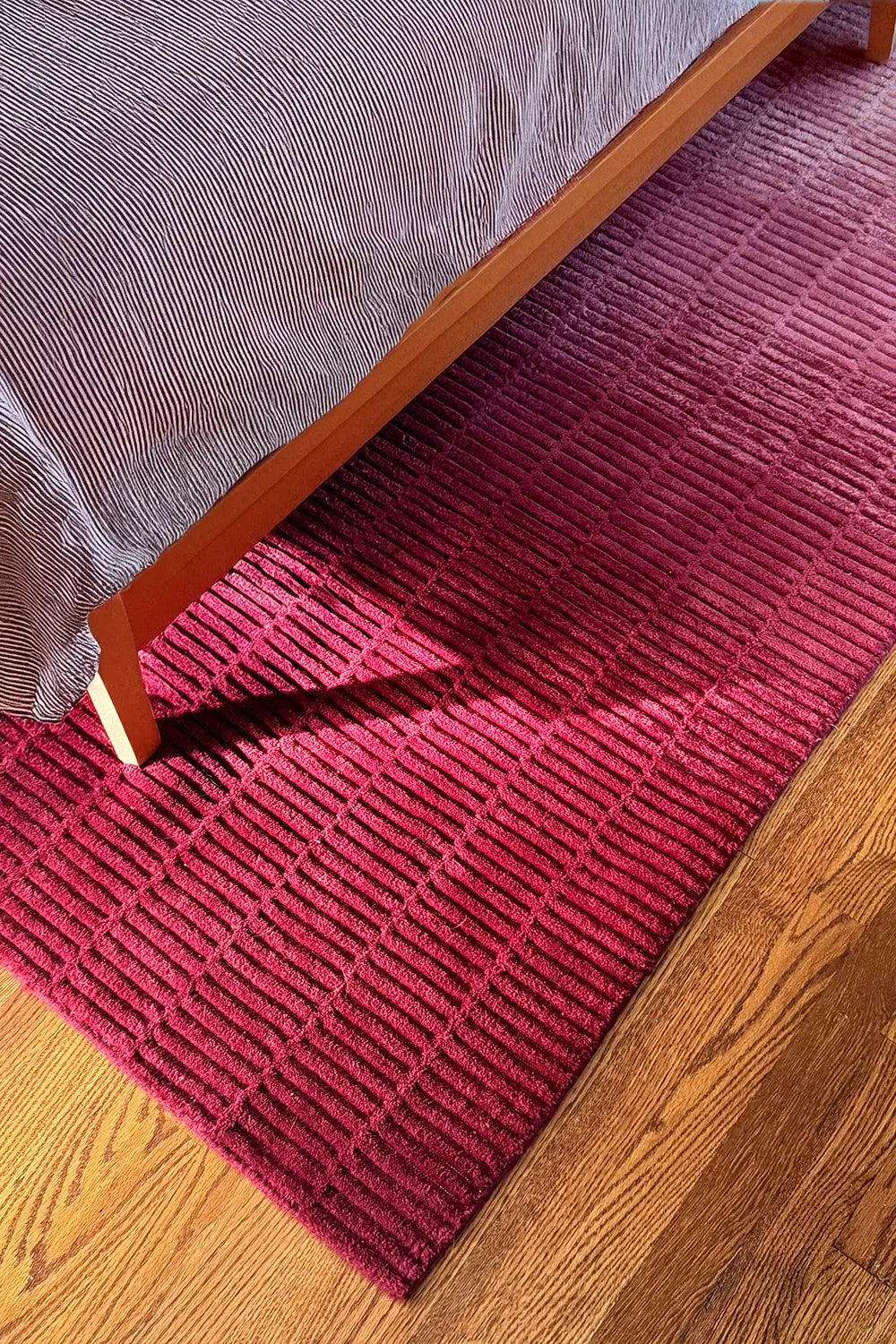 Pink Ombre Hand Loomed Wool Rug、mySite、gigharbornorthrealestate