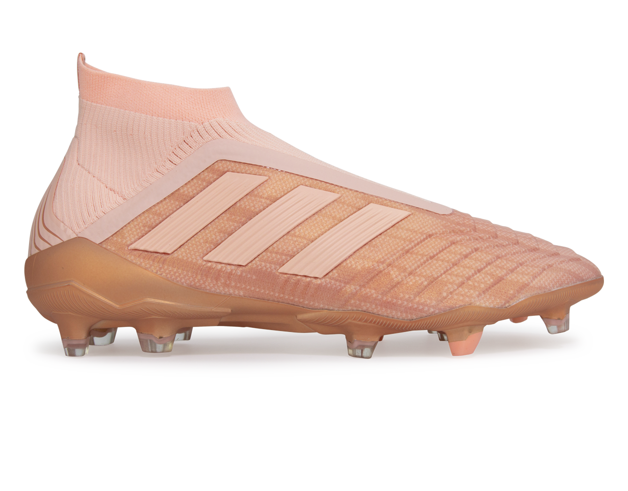 adidas Men's Predator 18 + FG Clear Orange/Trace Pink、mySite、noshort