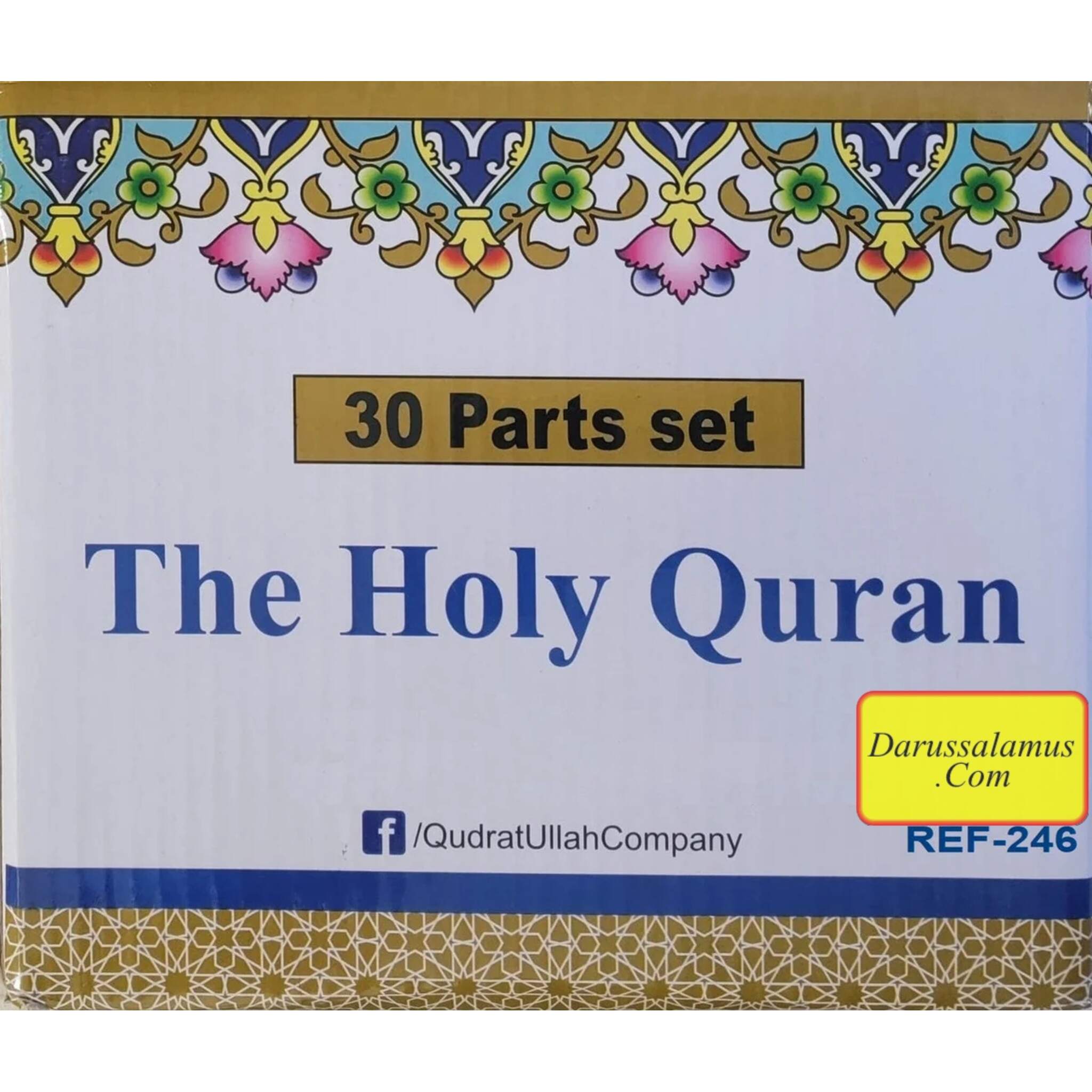 Holy Quran 30 Parts set with colour coded Tajweed Rules (9 Lines) (Ref 246)、mySite、topwebapps