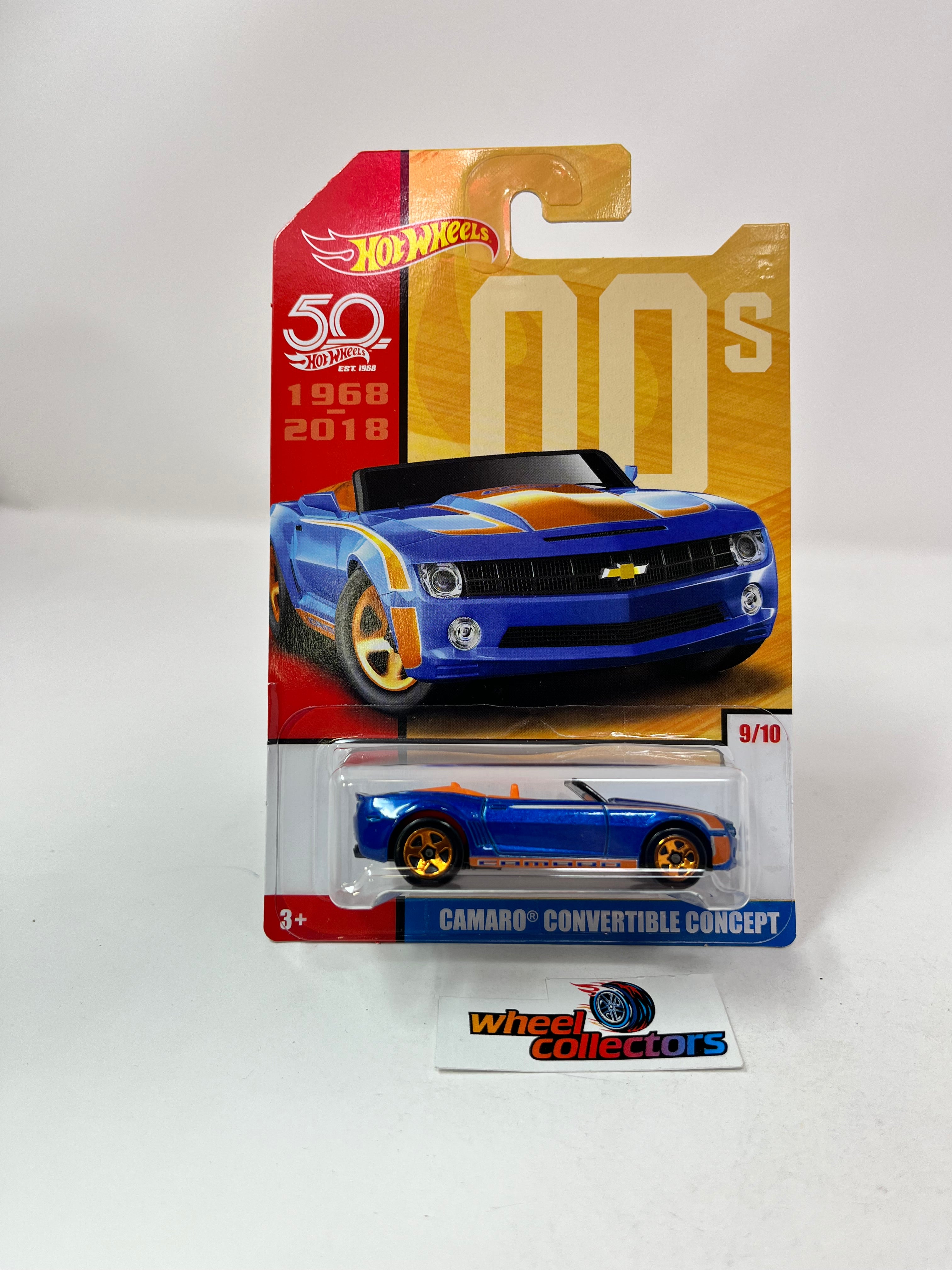 Camaro Convertible Concept * Blue * Hot Wheels Target Throwback Decades、mySite、hgirdovlk