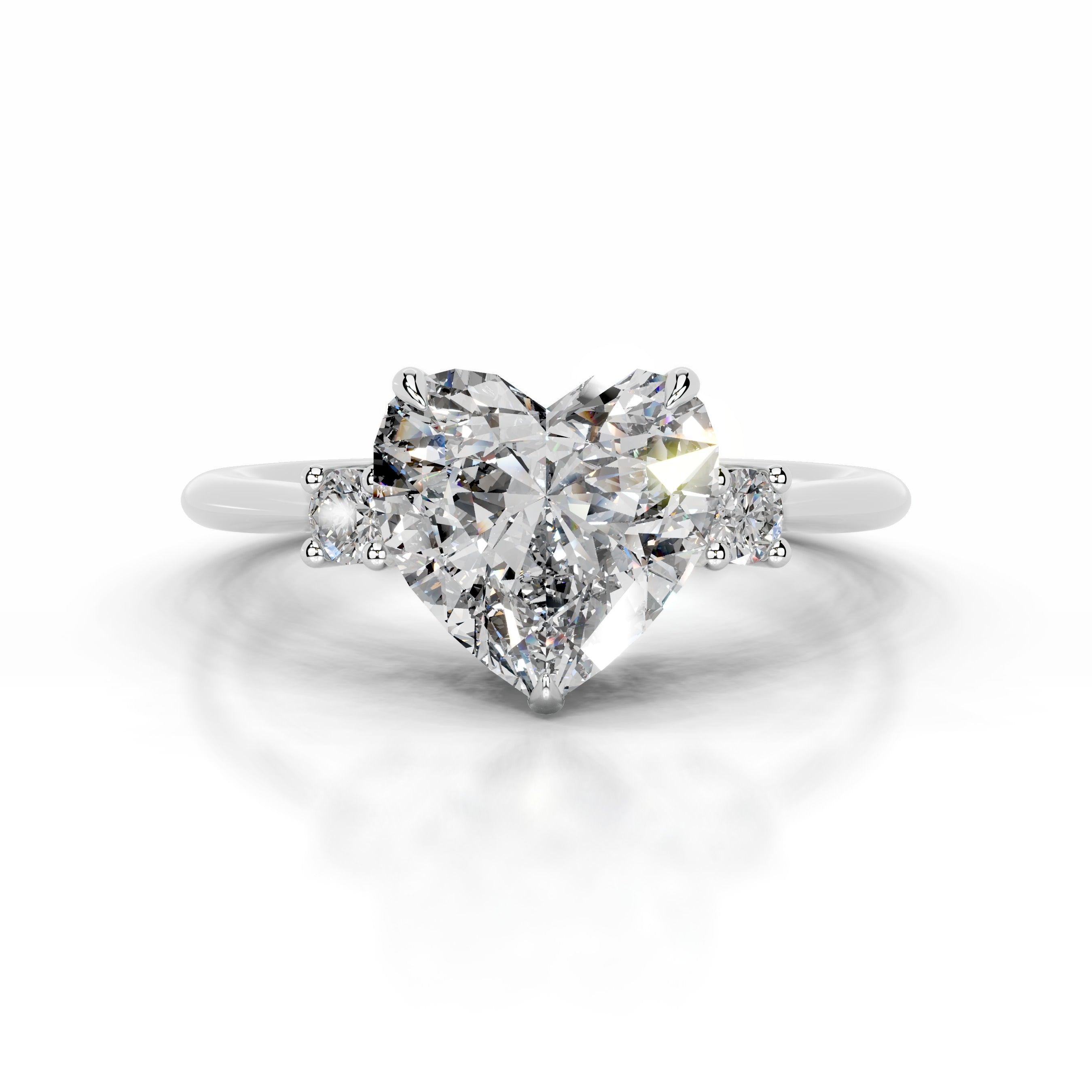 Dalila Diamond Engagement Ring - 18K White Gold、mySite、hinf8tx79