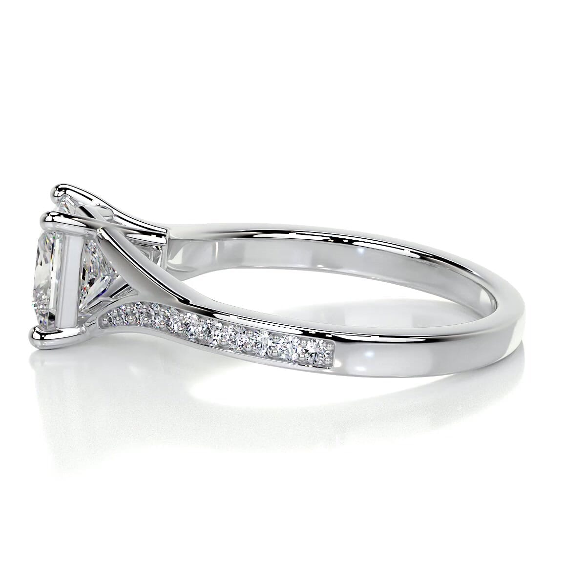 Alexandria Lab Grown Diamond Ring -14K White Gold (RTS)、mySite、hinf8tx79